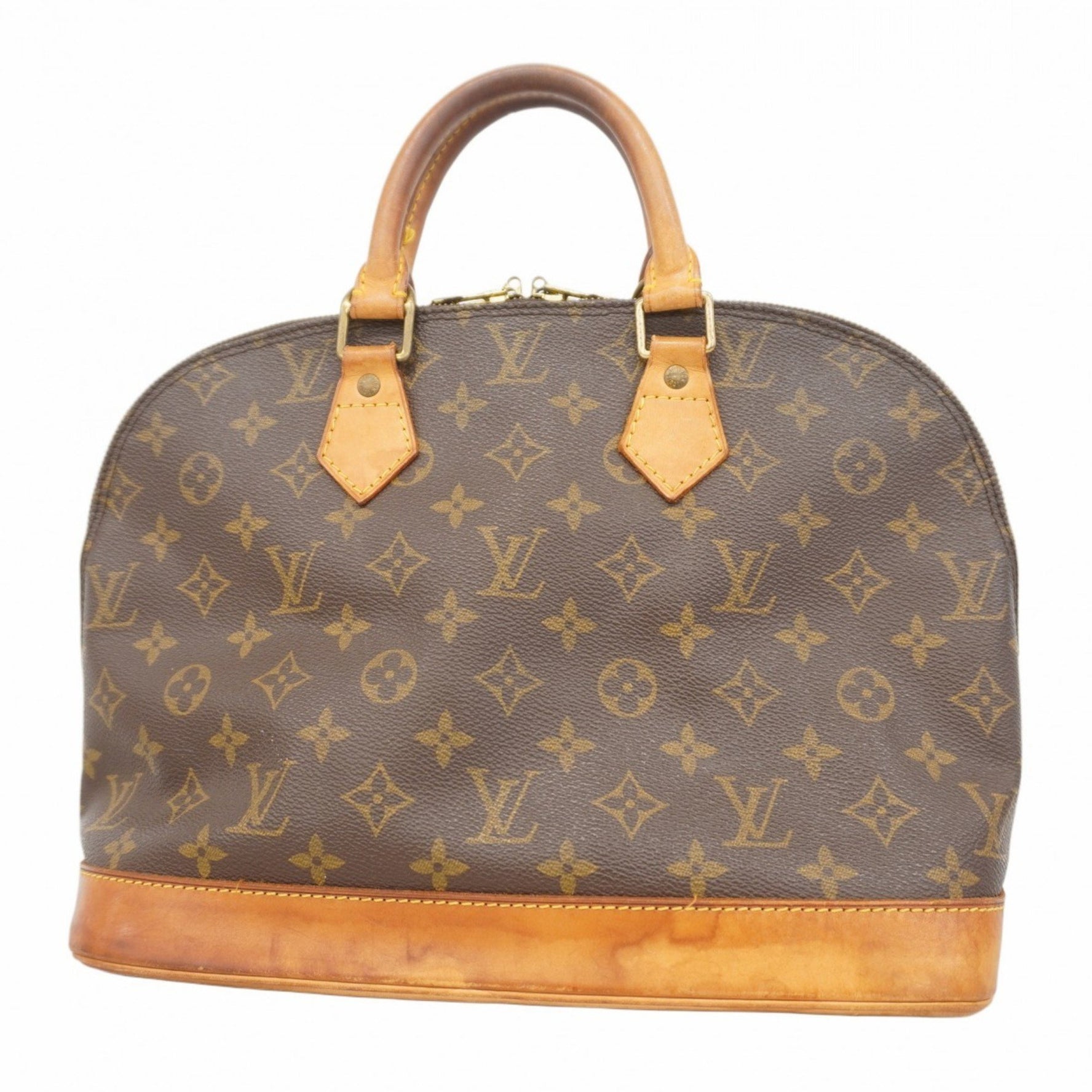 Louis Vuitton Monogram Alma Handbag M51130 Brown Women's