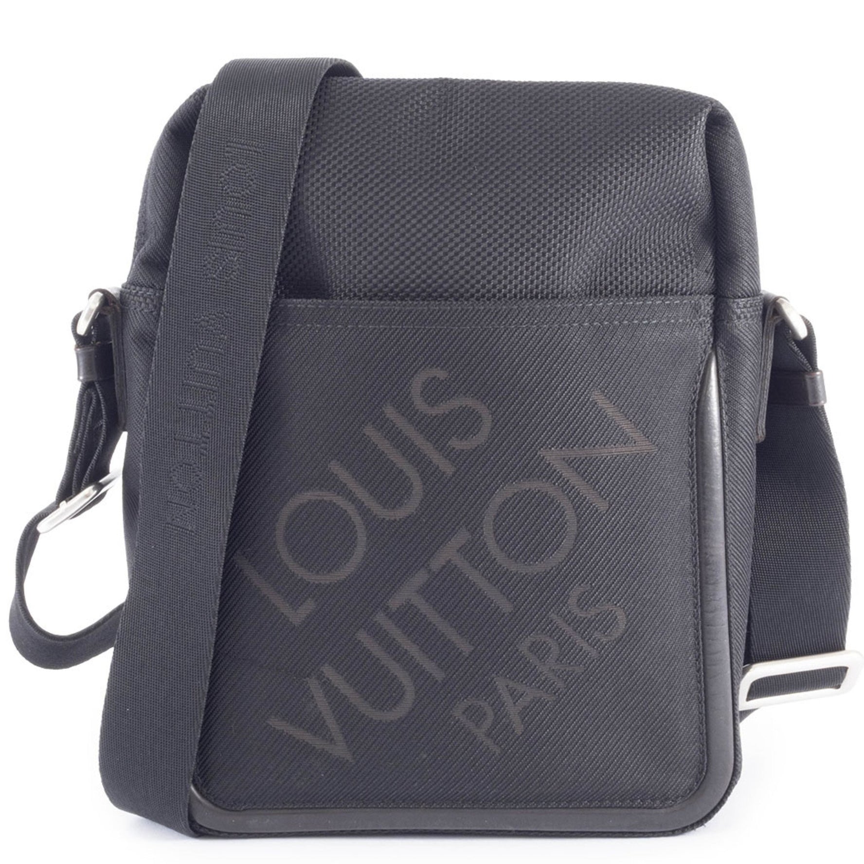 Louis Vuitton Citadin Damier Geant Shoulder Bag in Black Noir