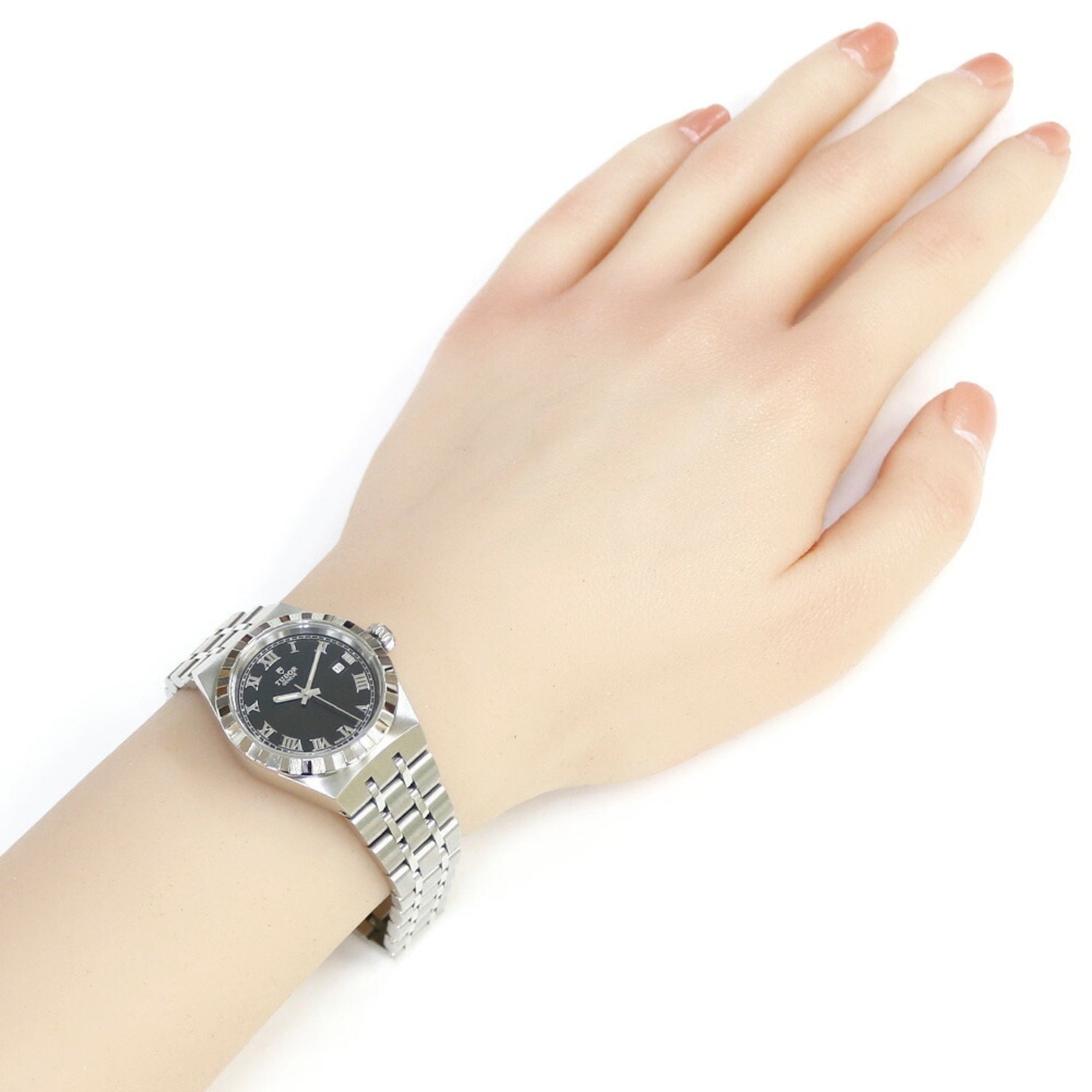 Tudor Royal Watch Stainless Steel Automatic Ladies TUDOR Roman Numeral