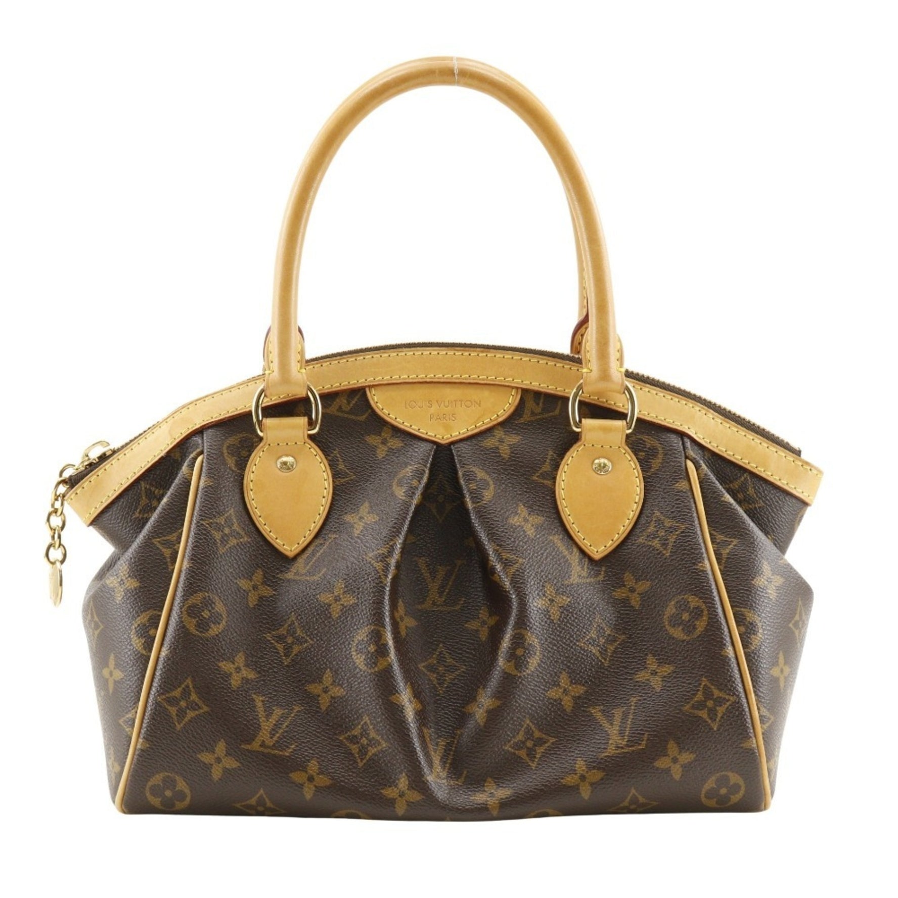 Louis Vuitton Tivoli PM Handbag M40143 Monogram Canvas 2011 Brown A5 Women's