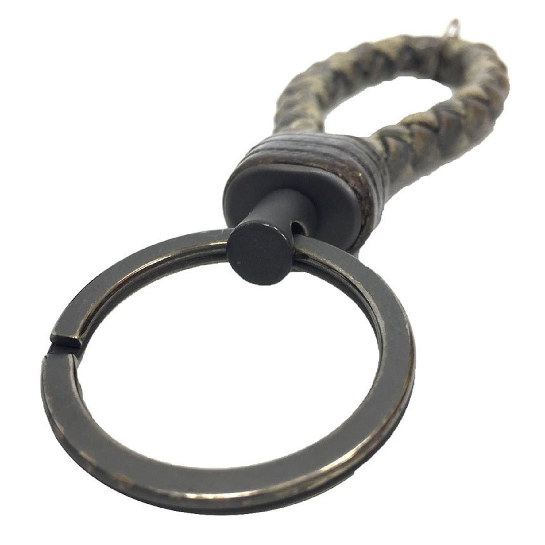 BOTTEGA VENETA Bottega Veneta Intrecciato Leather Key Ring Holder