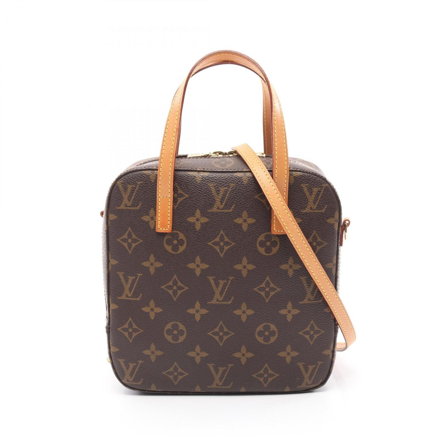 Louis Vuitton Spontini Monogram Handbag, Coated Canvas and Leather