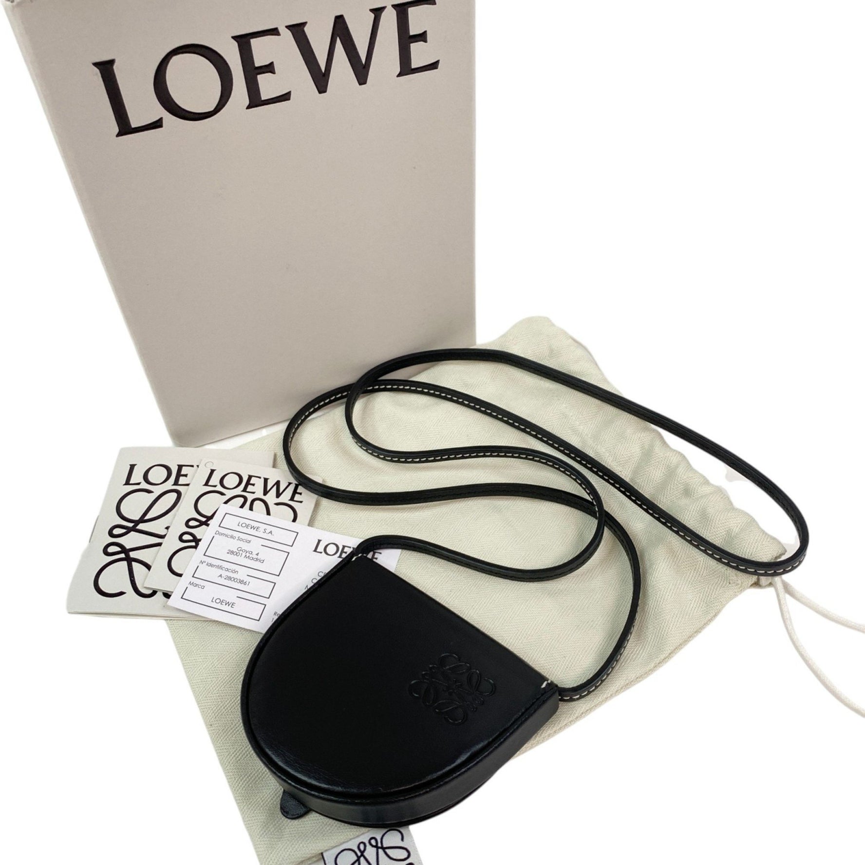 LOEWE Mini Pochette Shoulder Bag Anagram