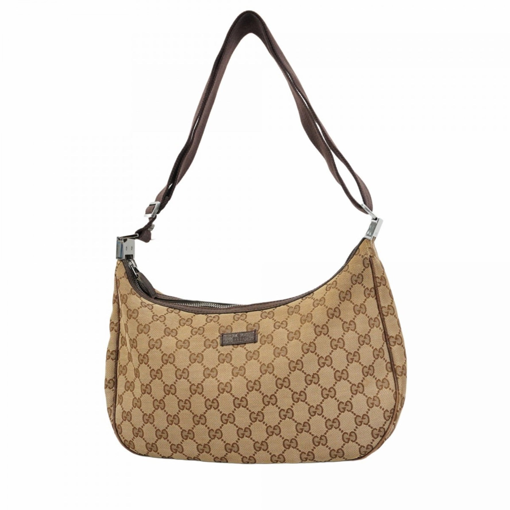 Gucci Shoulder Bag GG Canvas Brown Beige