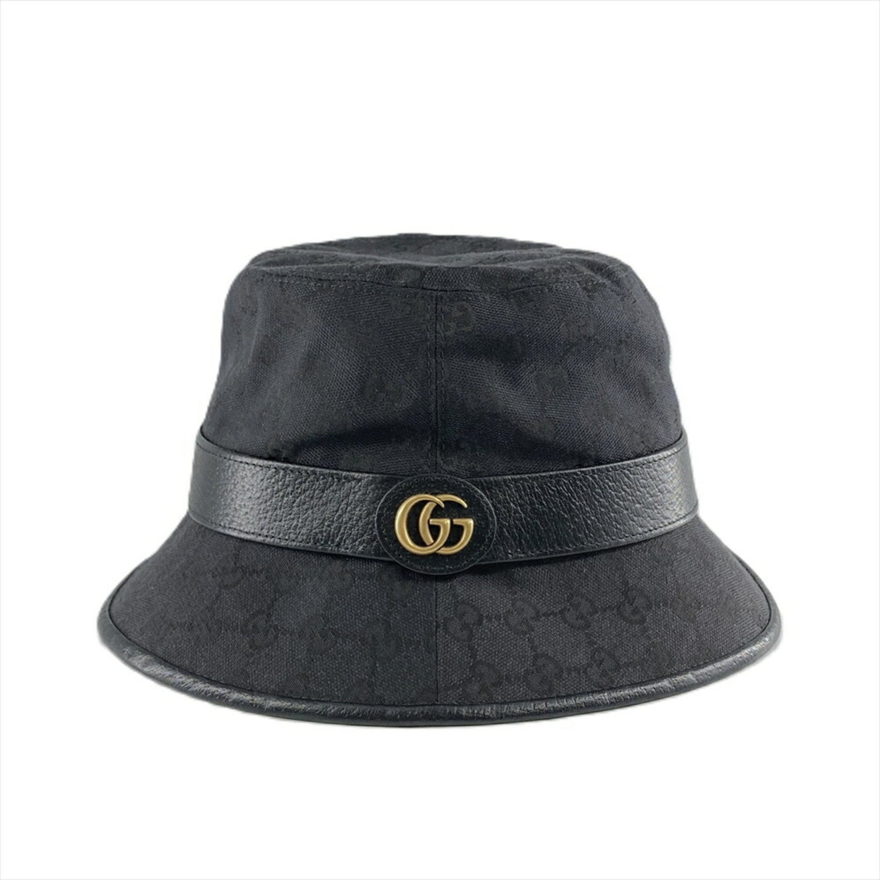 GUCCI Bucket Hat GG Canvas L Fedora Marmont ITFCLUUODVHC