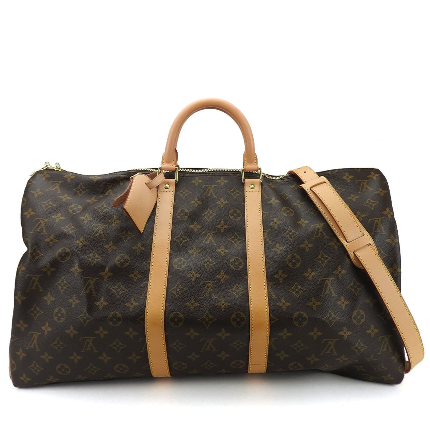 Louis Vuitton Boston Bag Keepall 55 Bandouliere LV Men's boston bag pvc travel