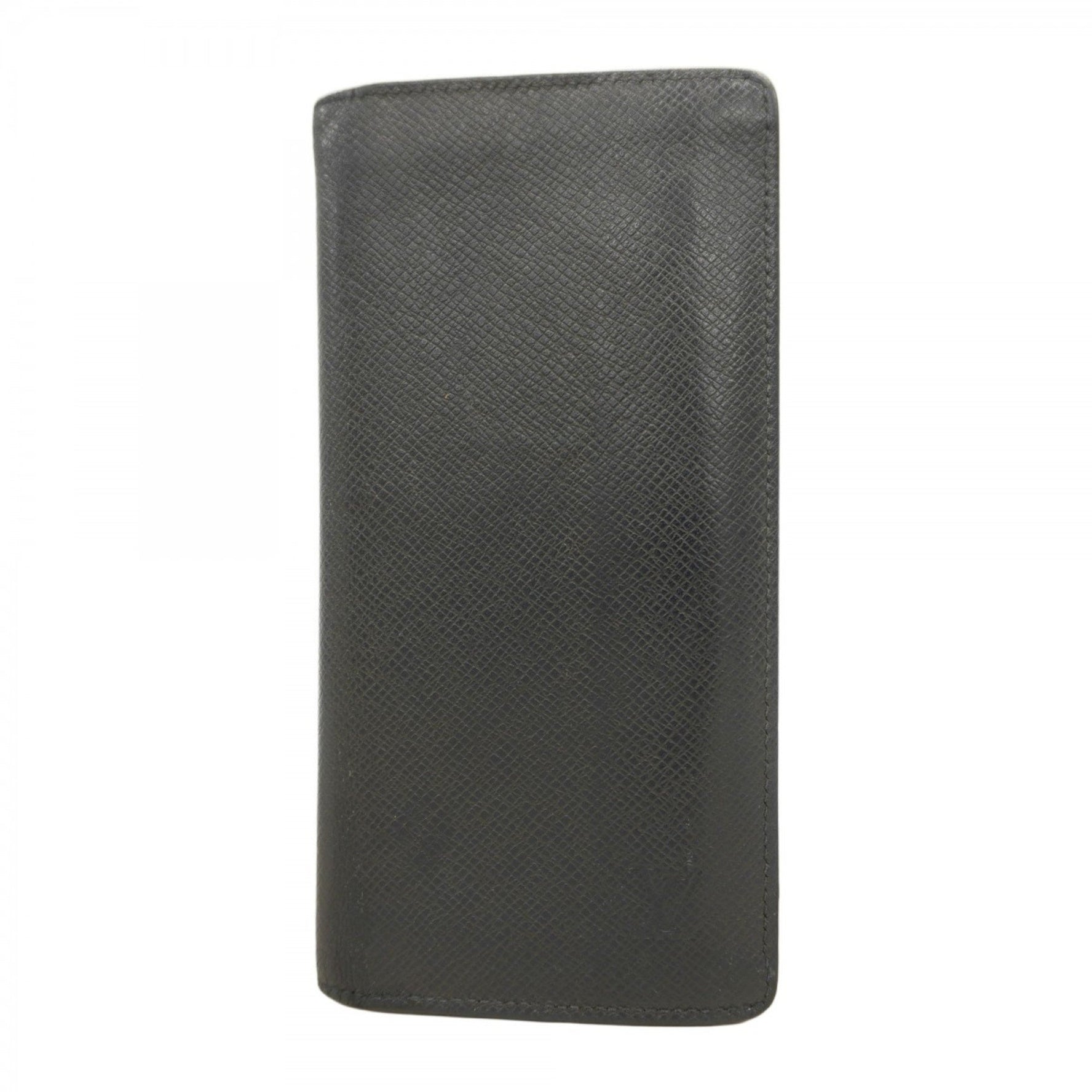 Louis Vuitton Taiga Portefeuille Brazza Long Wallet M30502 Blue Marine Men's