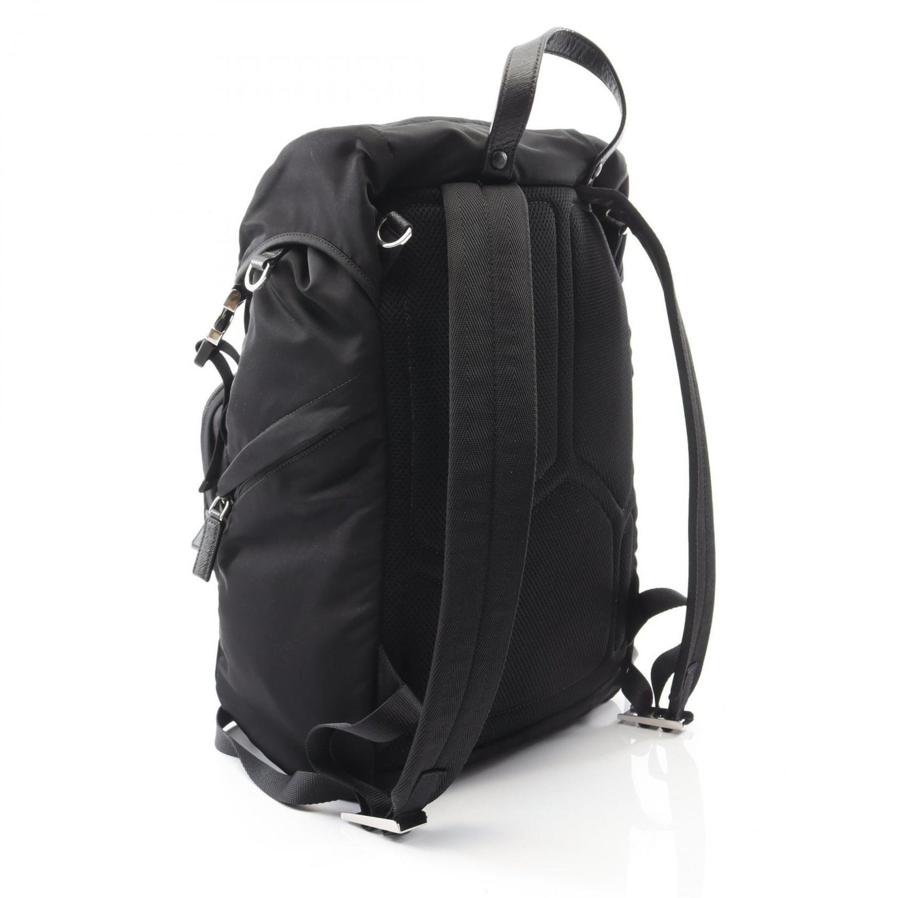 Prada TESSUTO MONTAG Rucksack, Nylon and Saffiano Leather