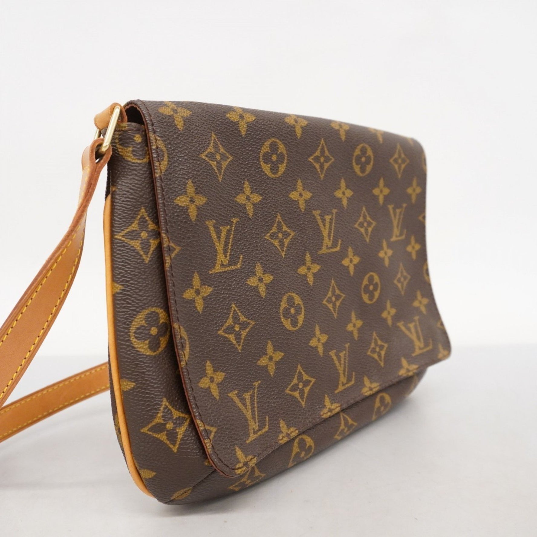 Louis Vuitton Monogram Musette Tango Short Strap Shoulder Bag M51257 Brown Women's