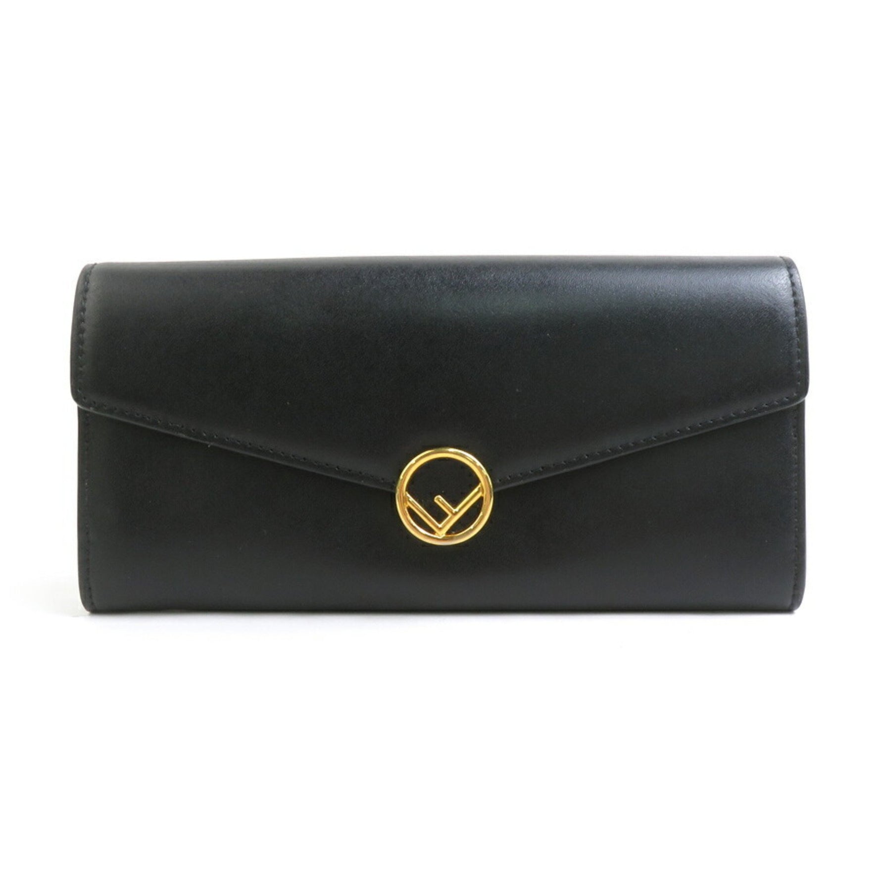 FENDI F Is Leather Long Wallet