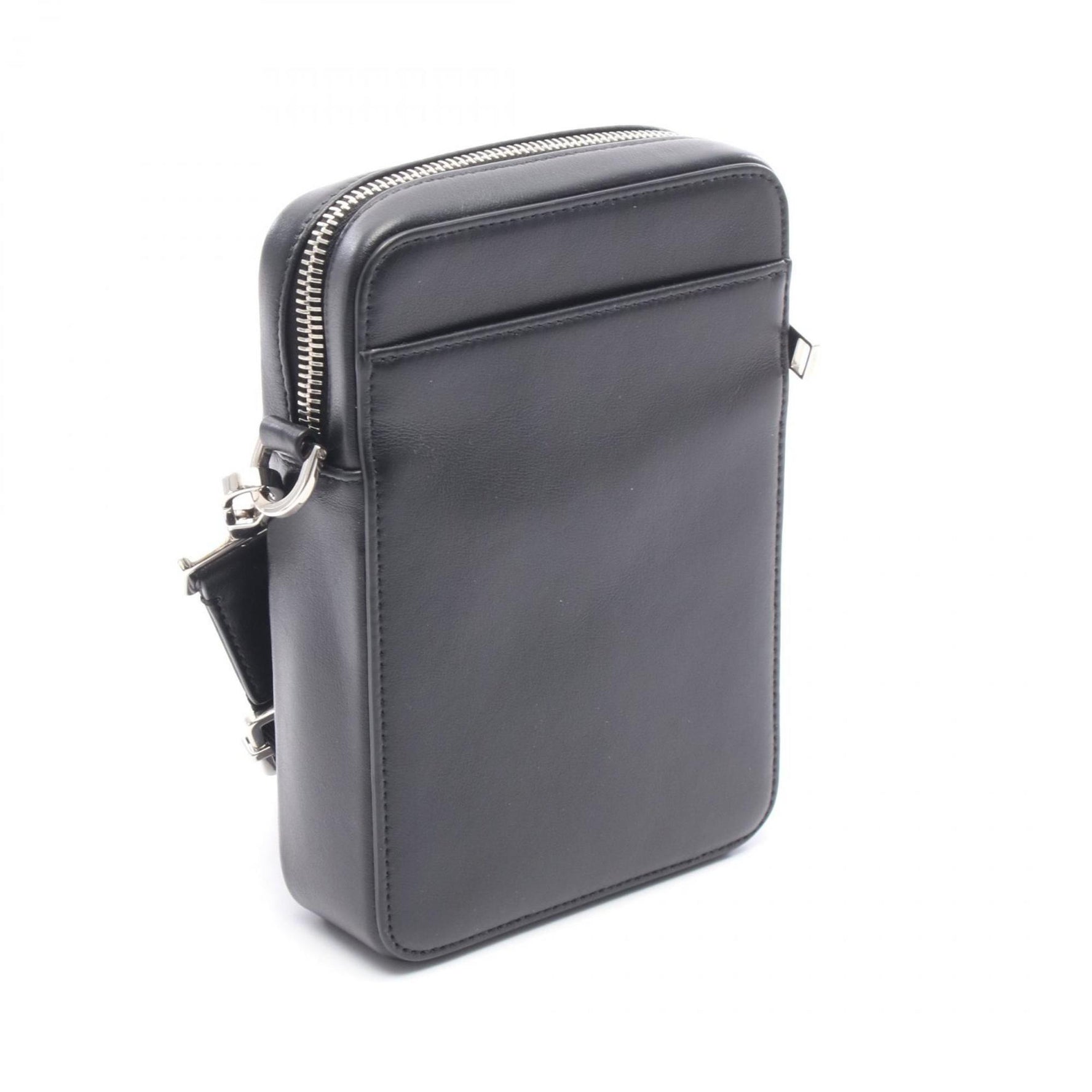 Christian Dior Dior World Tour Messenger Pouch Oblique Shoulder Bag Leather Black/Gray