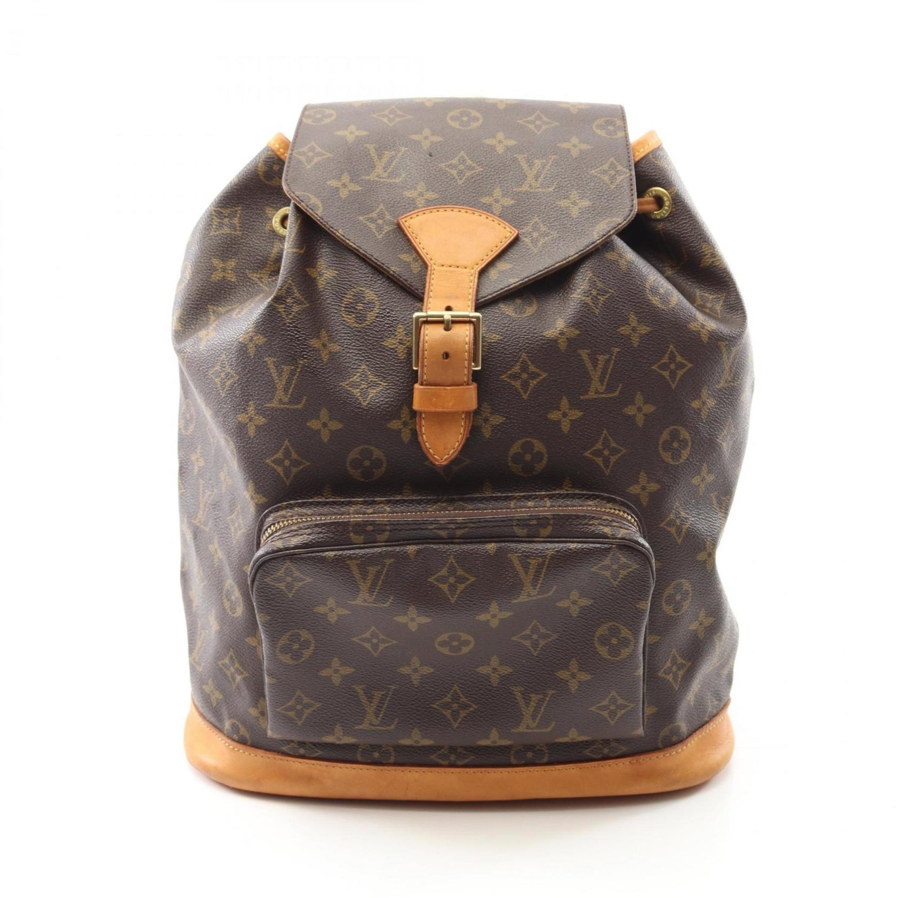 Louis Vuitton Montsouris GM Backpack Coated Canvas Leather Monogram