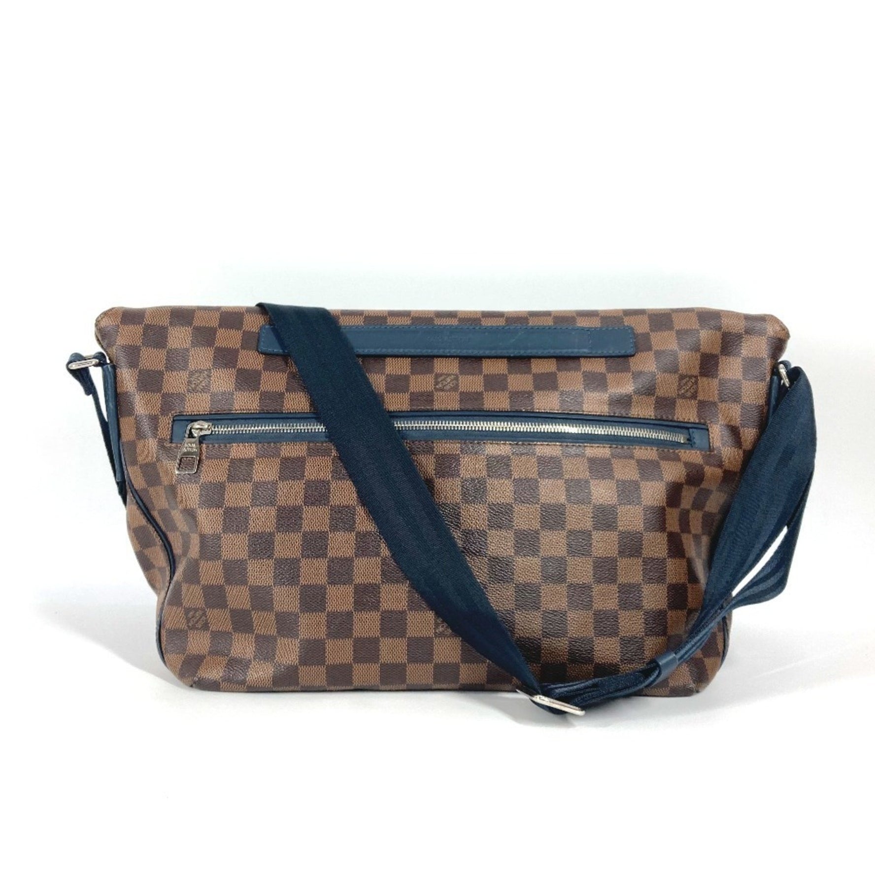 Louis Vuitton Damier Sprinter GM Crossbody Bag Messenger Handbag Flap Shoulder Canvas Men's Ebene Brown