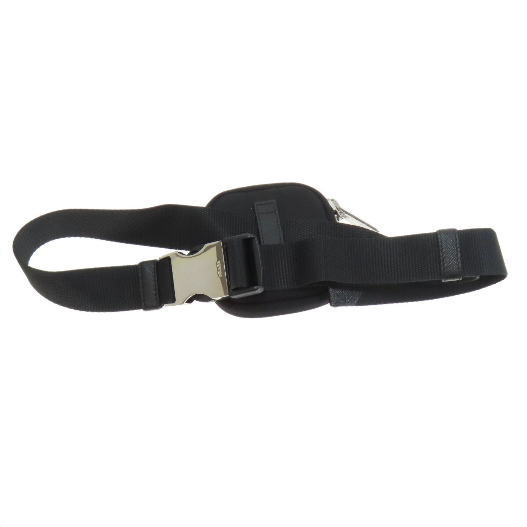 Prada metal hip bag/waist bag nylon material