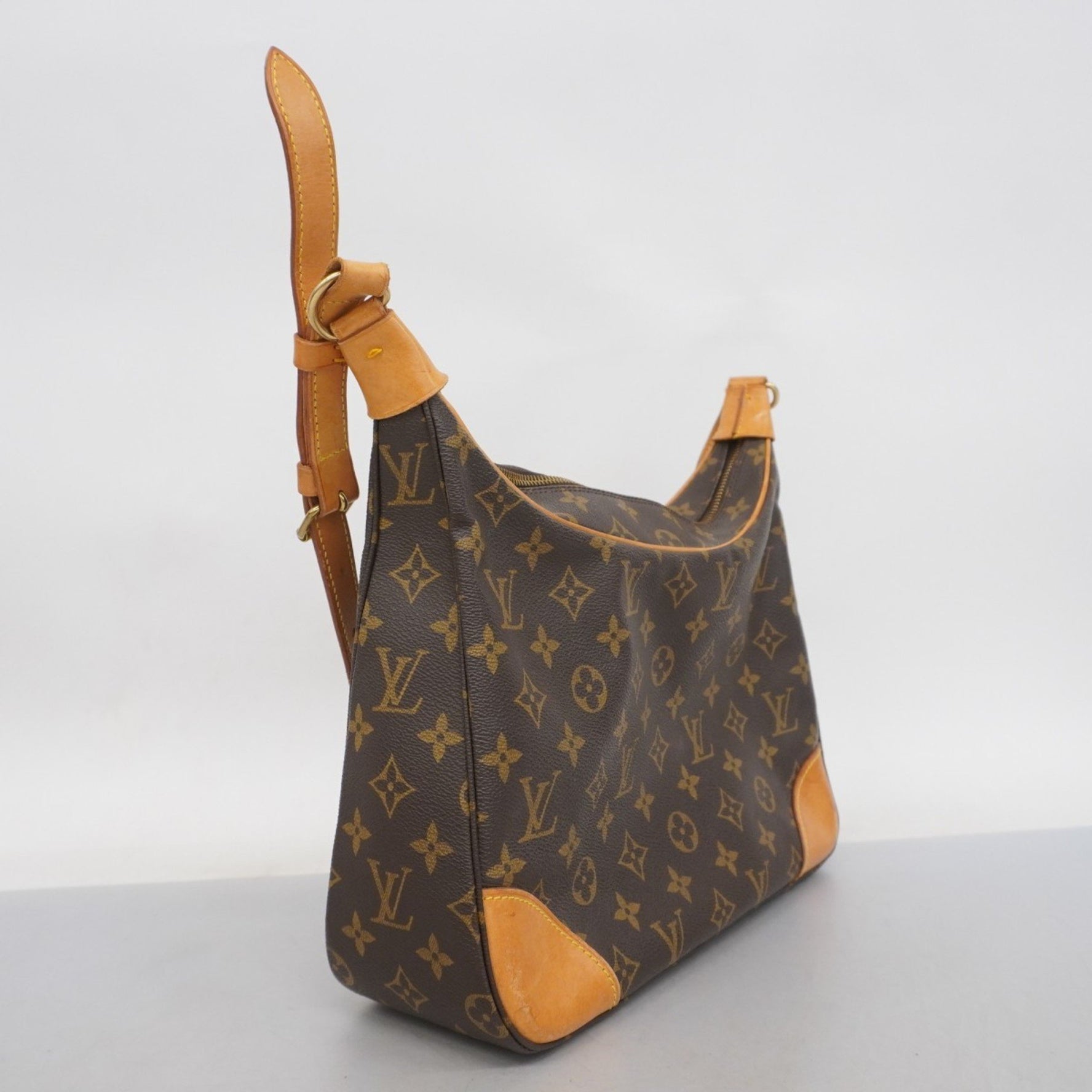 Louis Vuitton Monogram Boulogne 30 Shoulder Bag M51265 Brown Women's