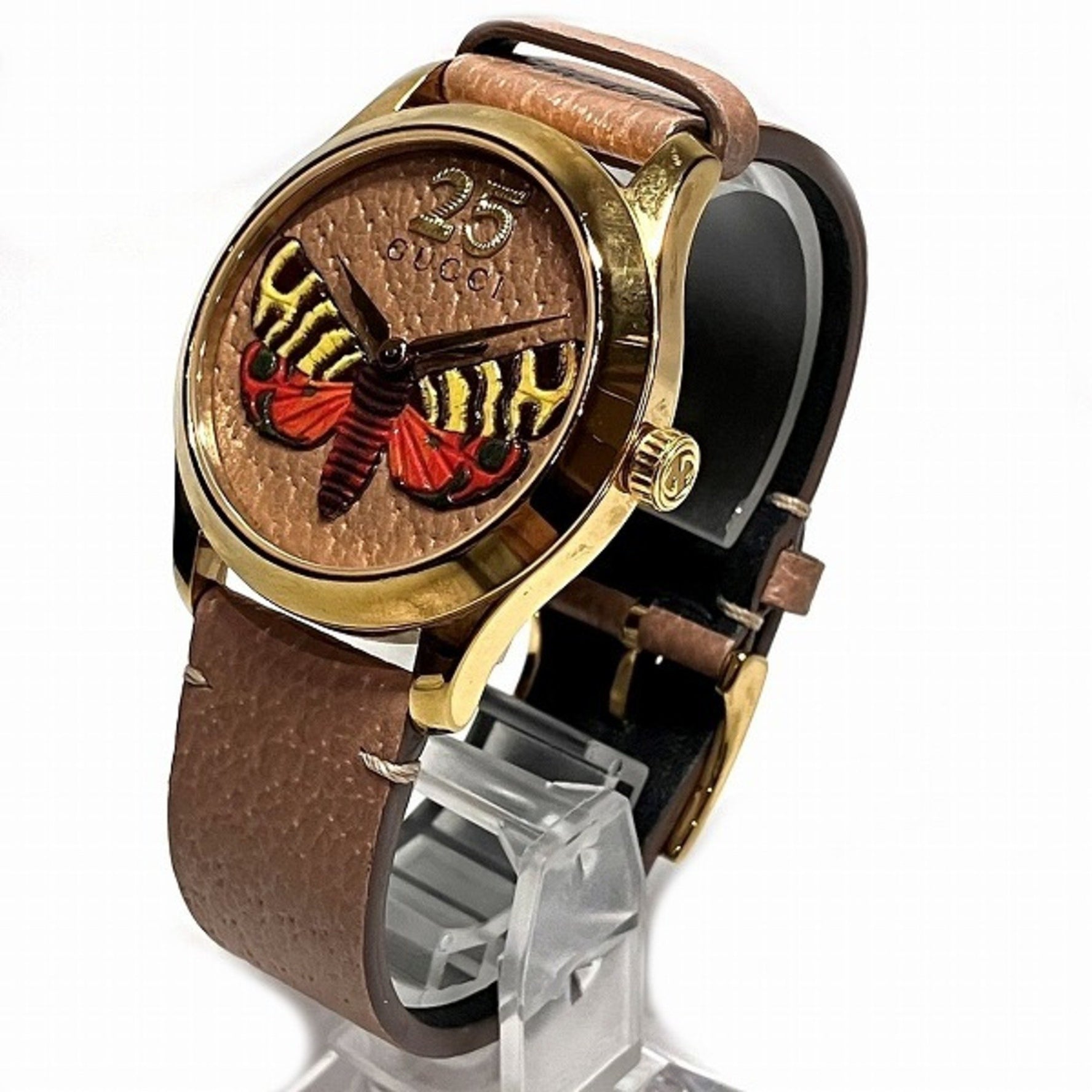 Gucci G Timeless Butterfly YA1264063 126・4 Quartz Watch Wristwatch for Men and Women
