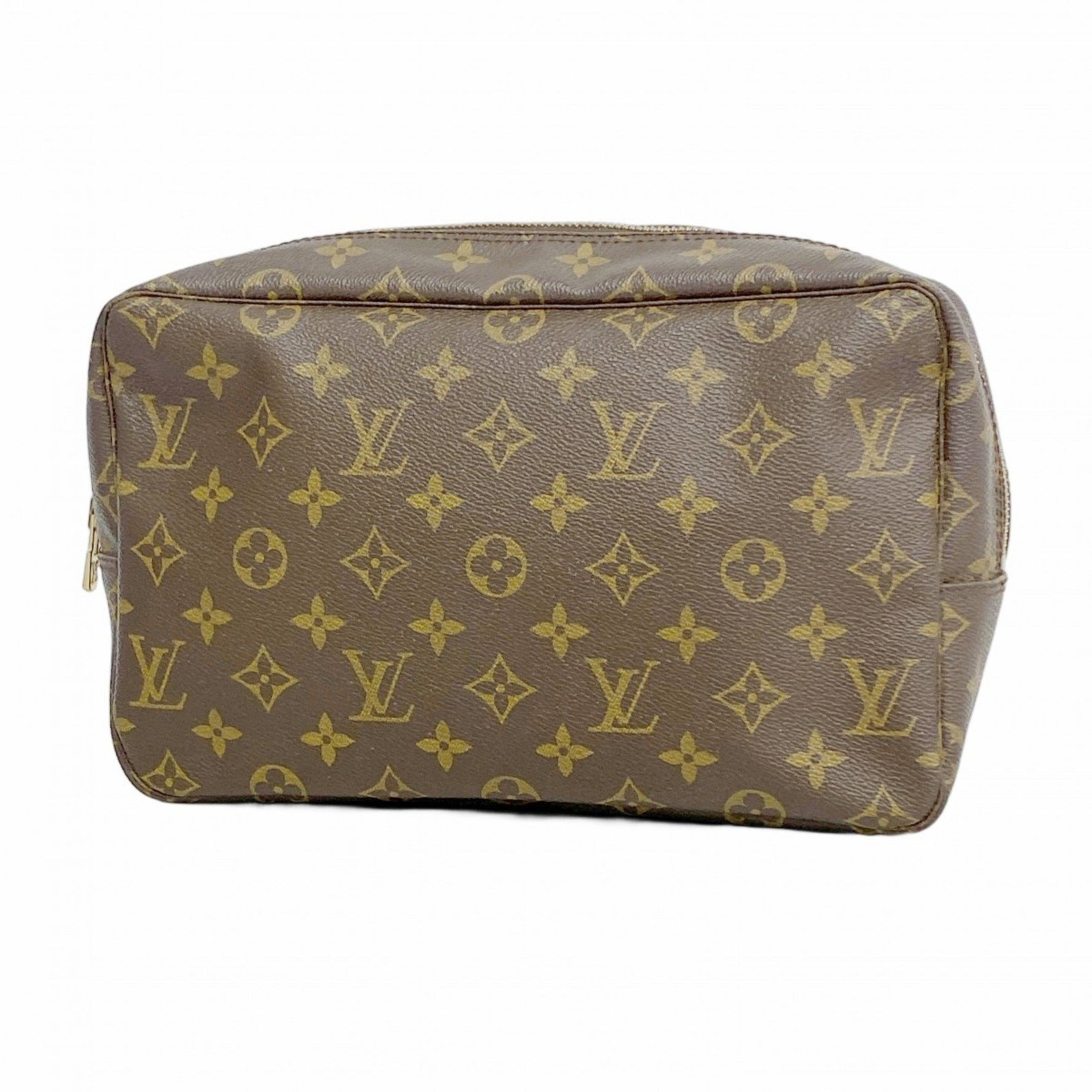 Louis Vuitton Monogram True Toilet Wallet 28 M47522 Brown Women's Pouch
