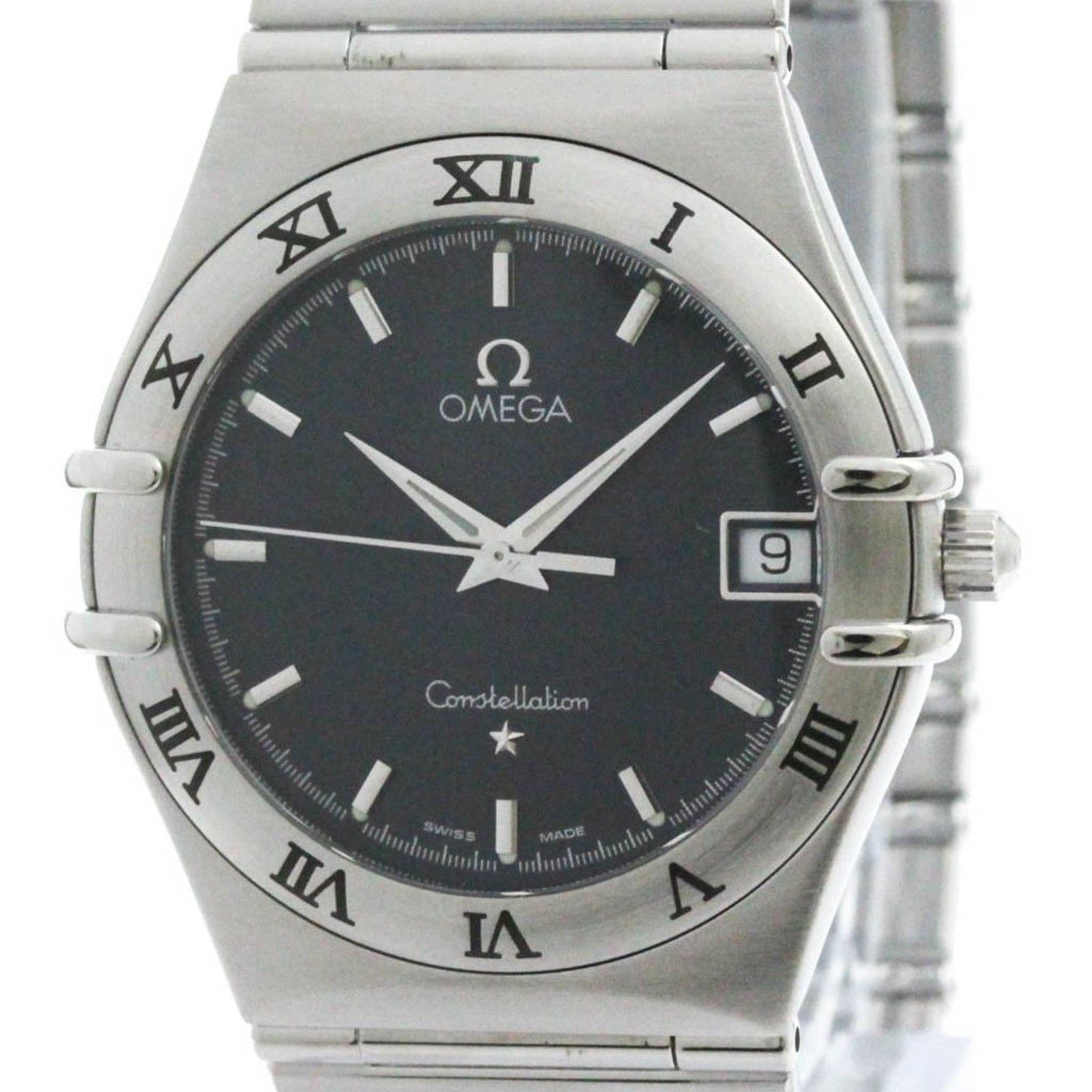 Polished OMEGA Constellation Stainless Steel Quartz Mens Watch 1512.40