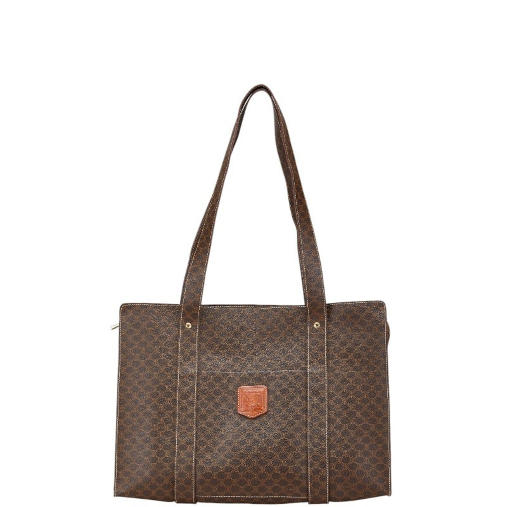 Celine Macadam Handbag Tote Bag PVC Leather