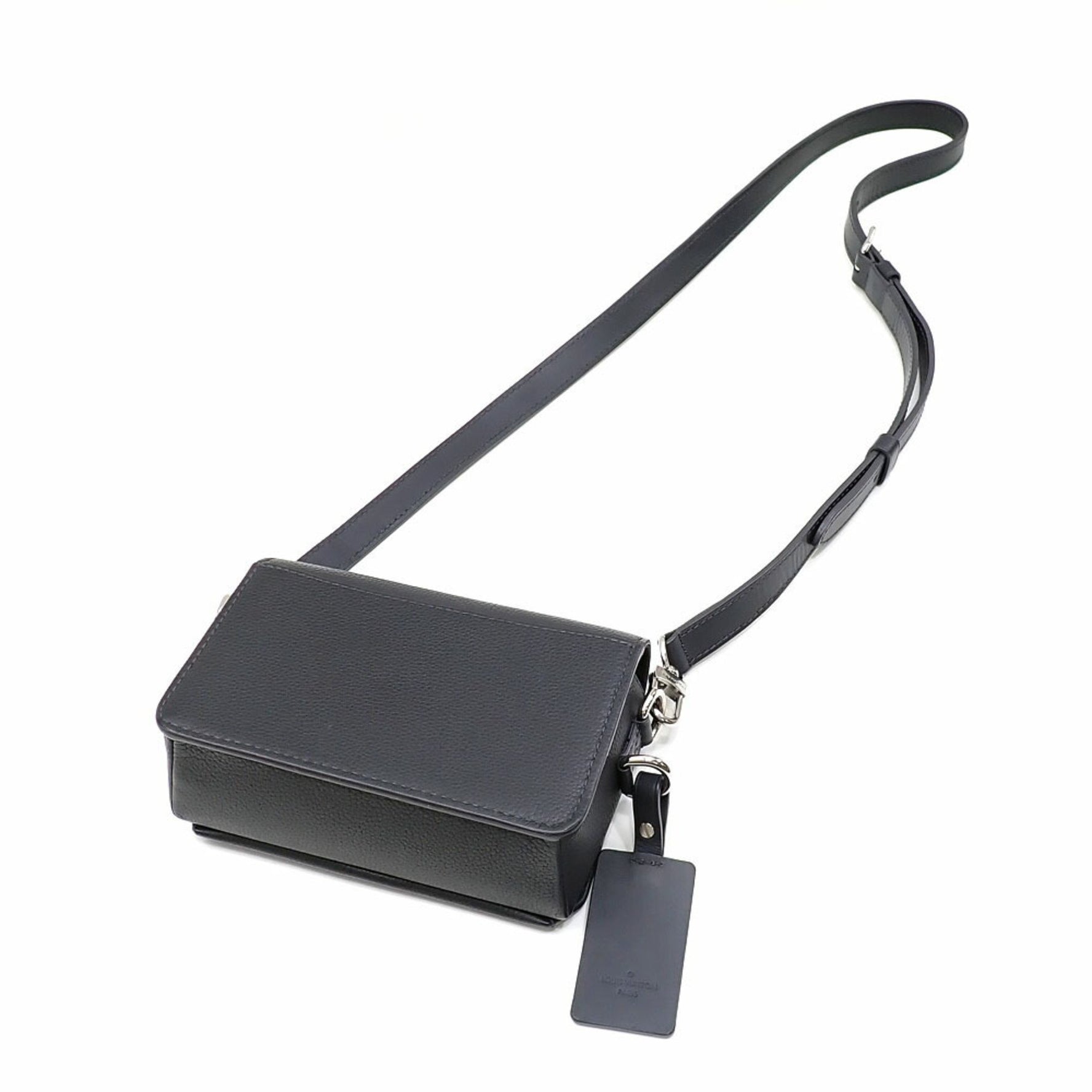 Louis Vuitton Shoulder Bag LV Aerogram Fastline Wearable Wallet Blue Marine