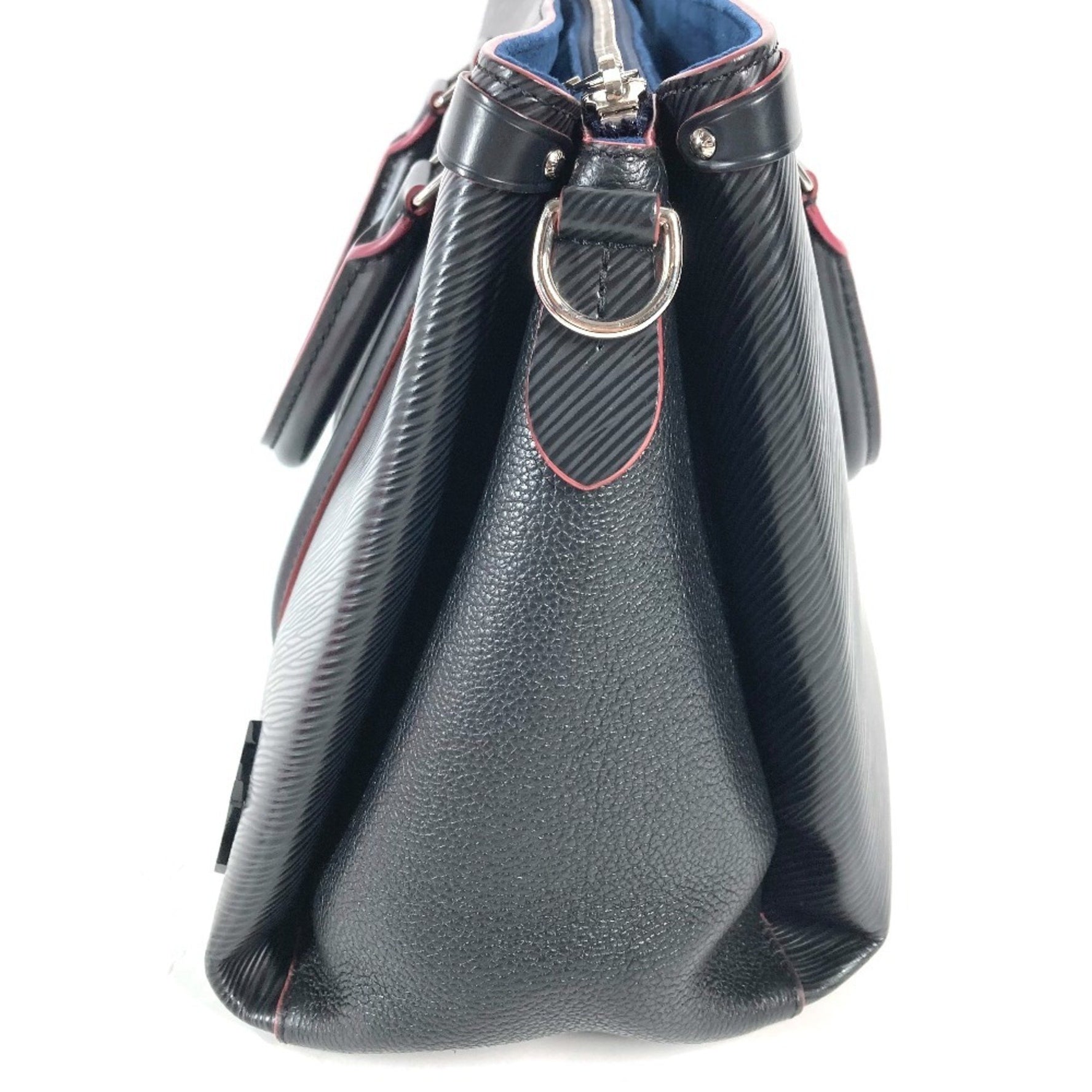 LOUIS VUITTON M55610 Epi Soufflot NV MM Tote Bag, Two-Tone Shoulder Bag/Handbag, Leather, Women's, Noir/Black
