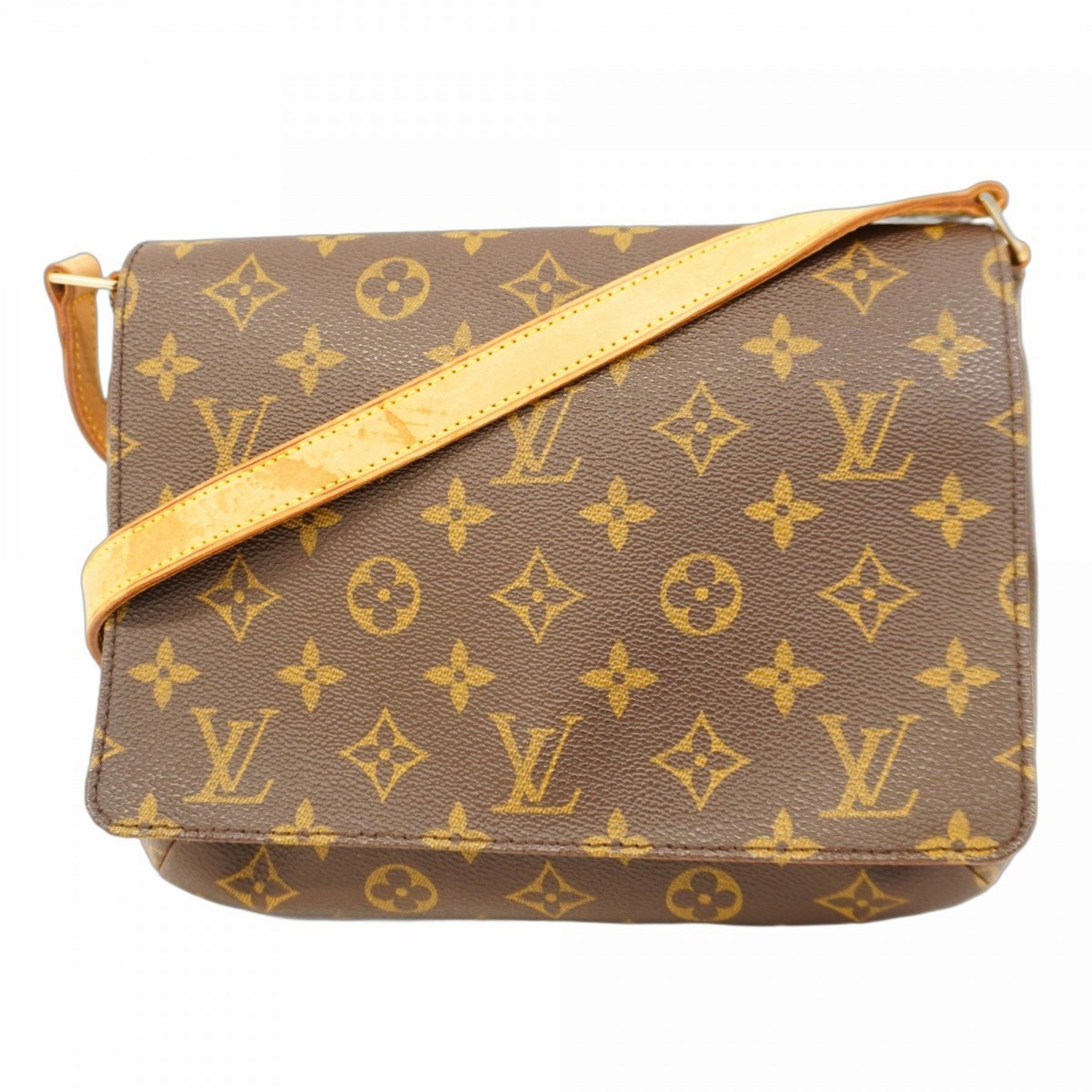 Louis Vuitton Monogram Musette Tango Short Strap Shoulder Bag M51257 Brown Women's