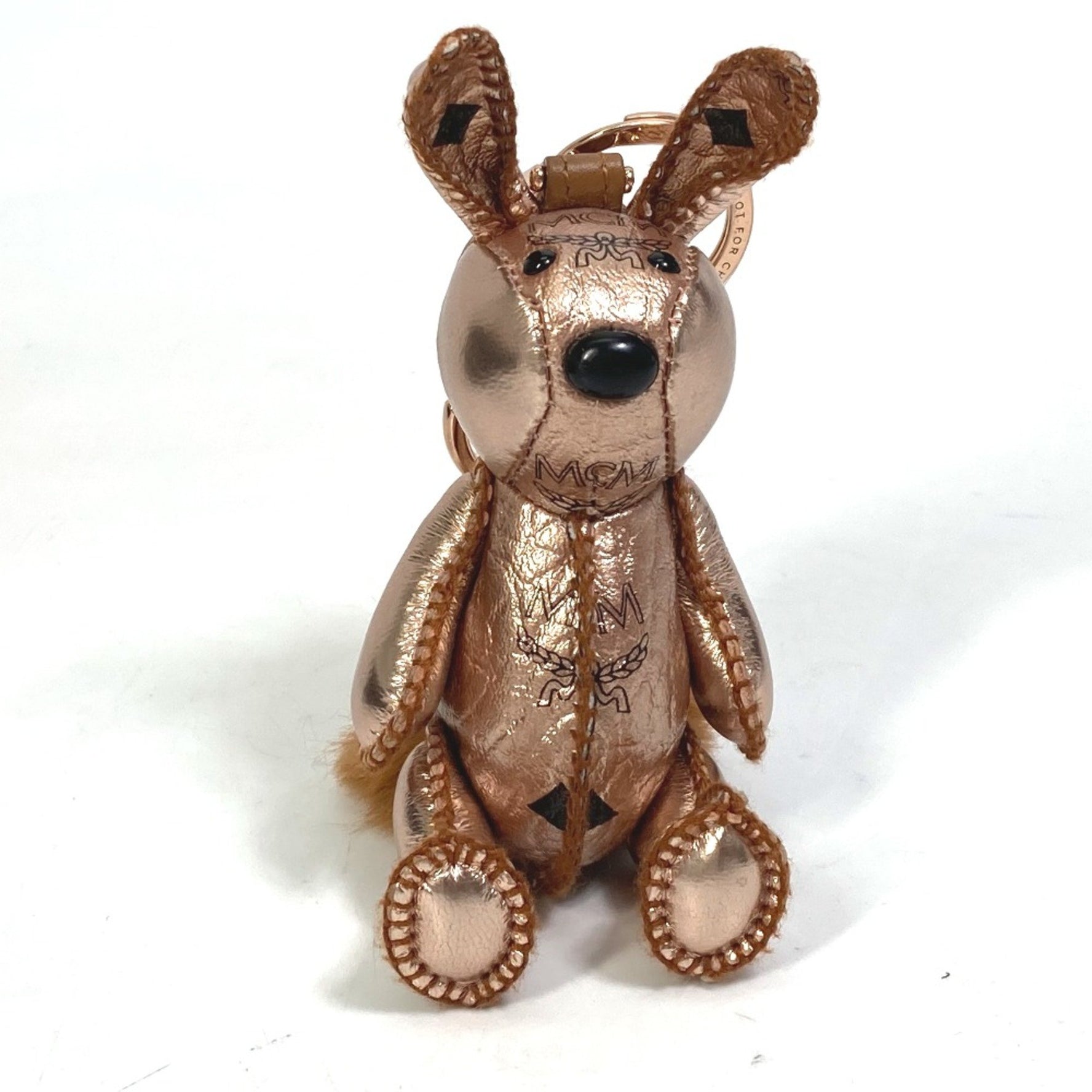 MCM Vesetos Bag Bag Charm Key Holder Metallic