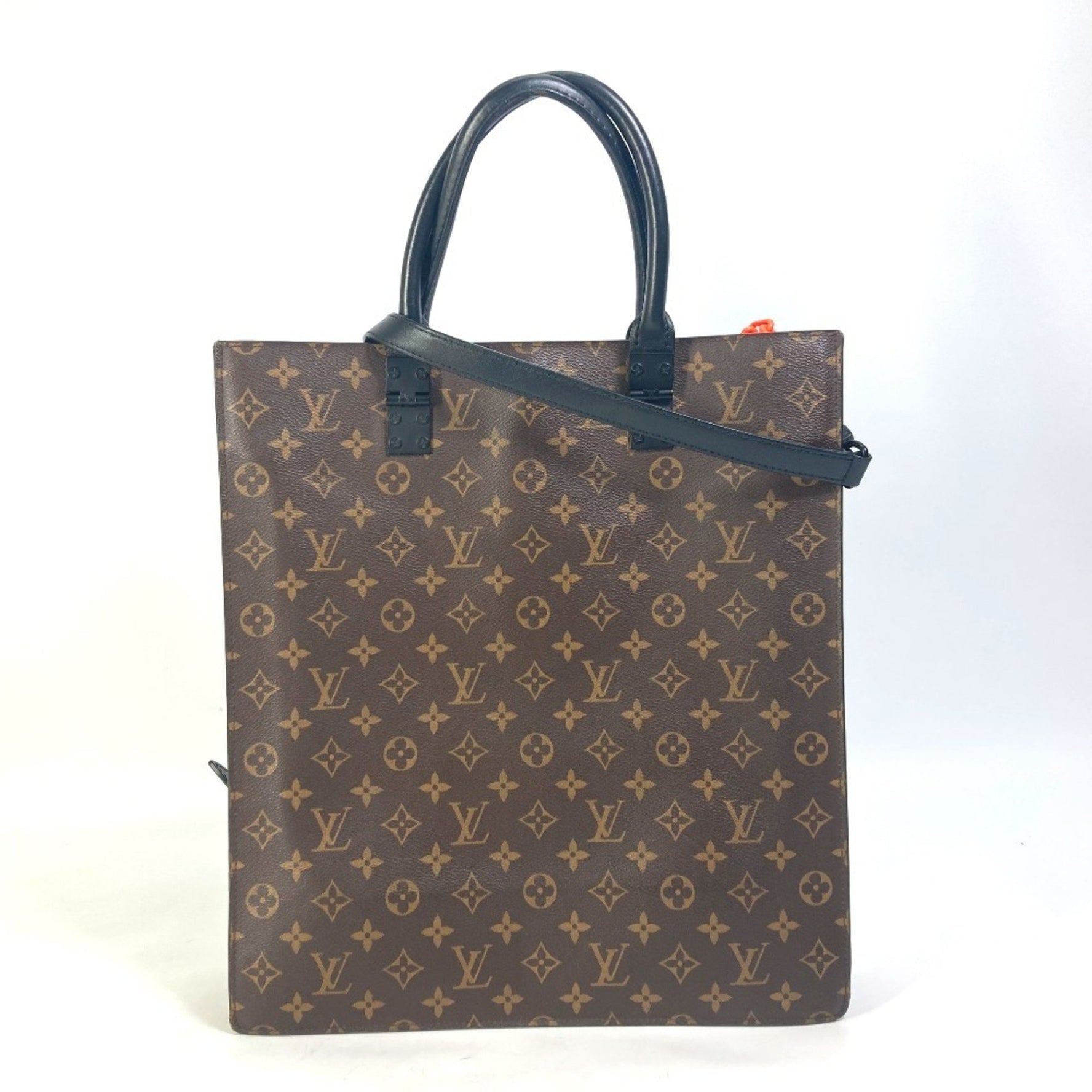 LOUIS VUITTON M45667 Monogram LV Friends Sac Plat 2-Way Bag Shoulder Tote Canvas Women's Brown