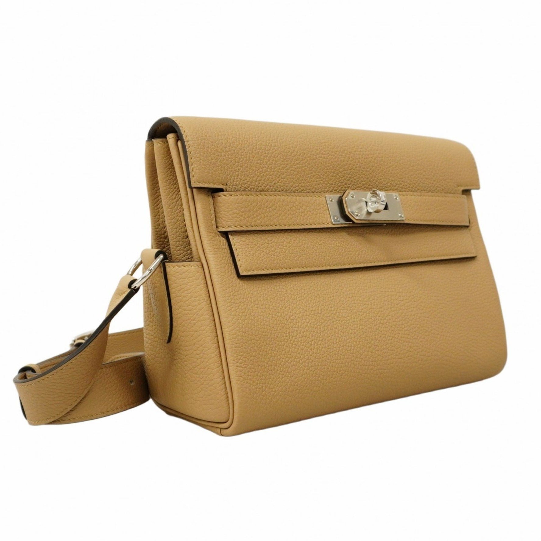 Hermes Hermès Kelly PM Togo Poussier Shoulder Bag, Women's, K Stamp