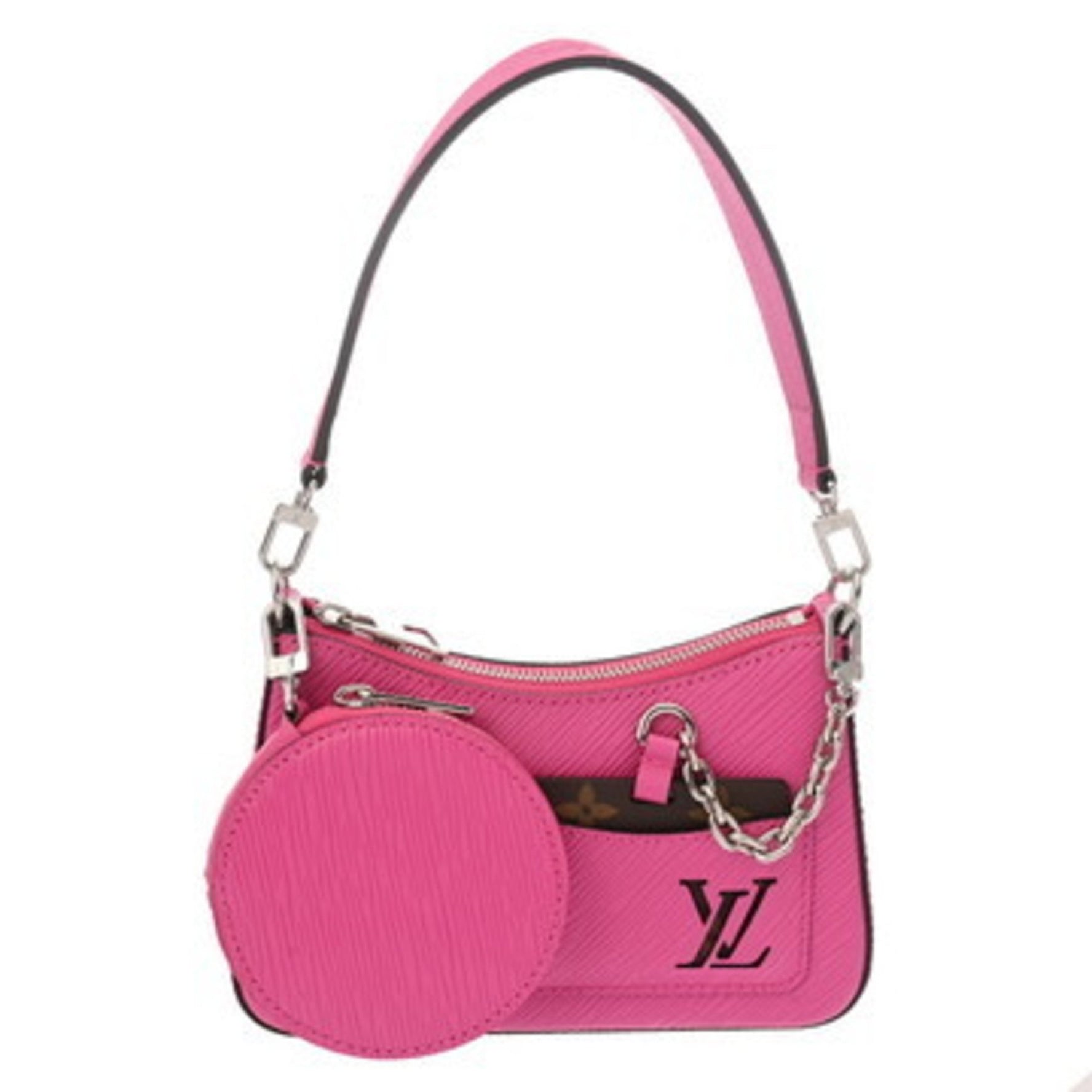 Louis Vuitton Epi Malellini Miami Leather Shoulder Bag