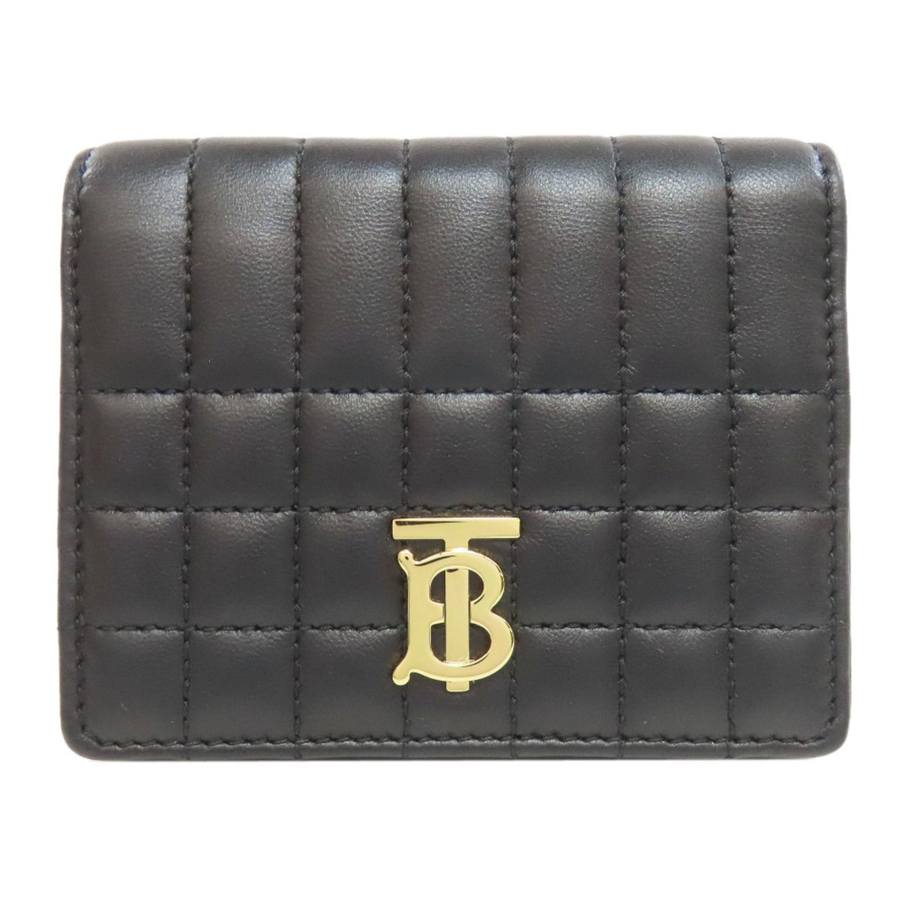Burberry Lola TB Bi-fold Wallet Leather Women's BURBERRY