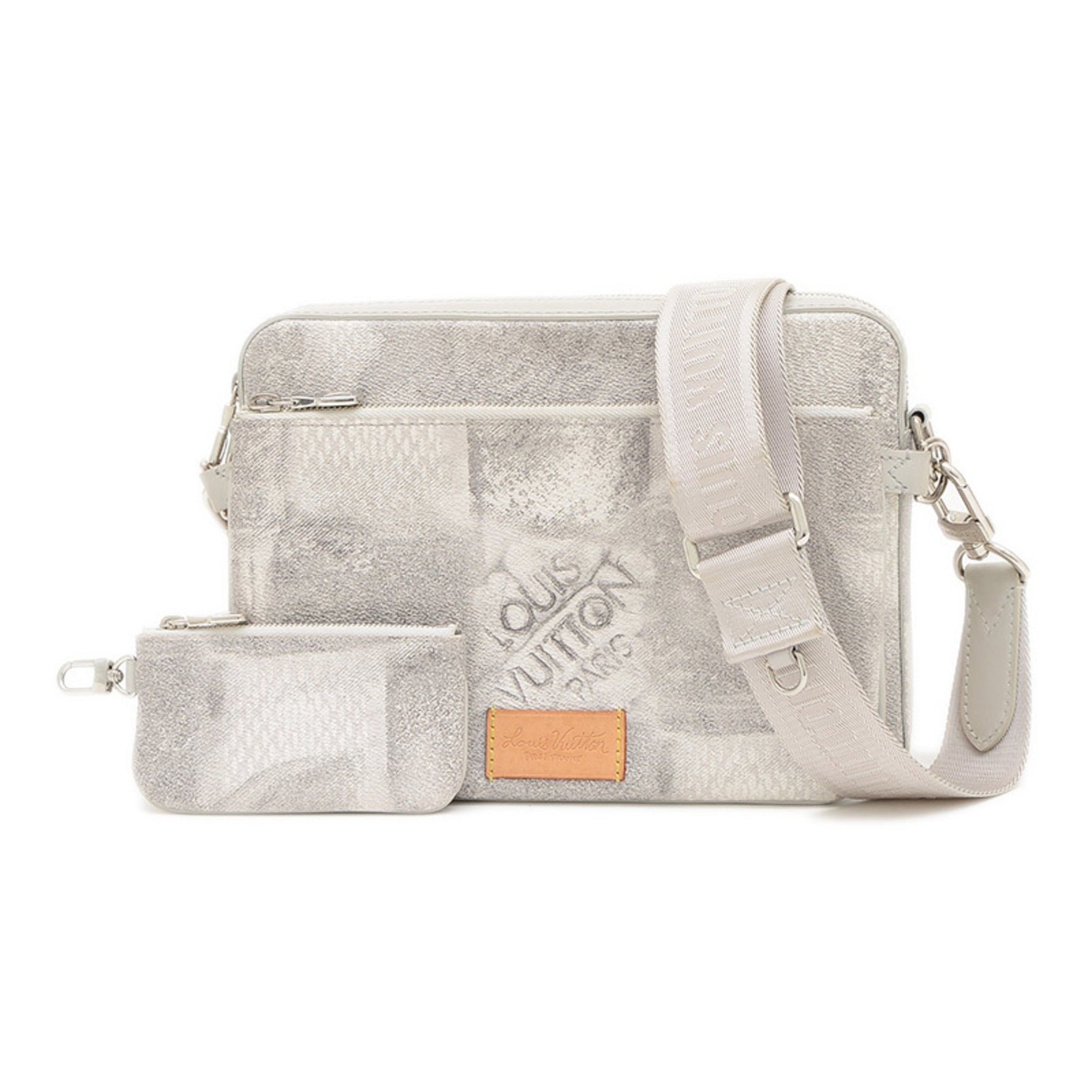 Louis Vuitton Damier Salt Trio Messenger Shoulder Bag