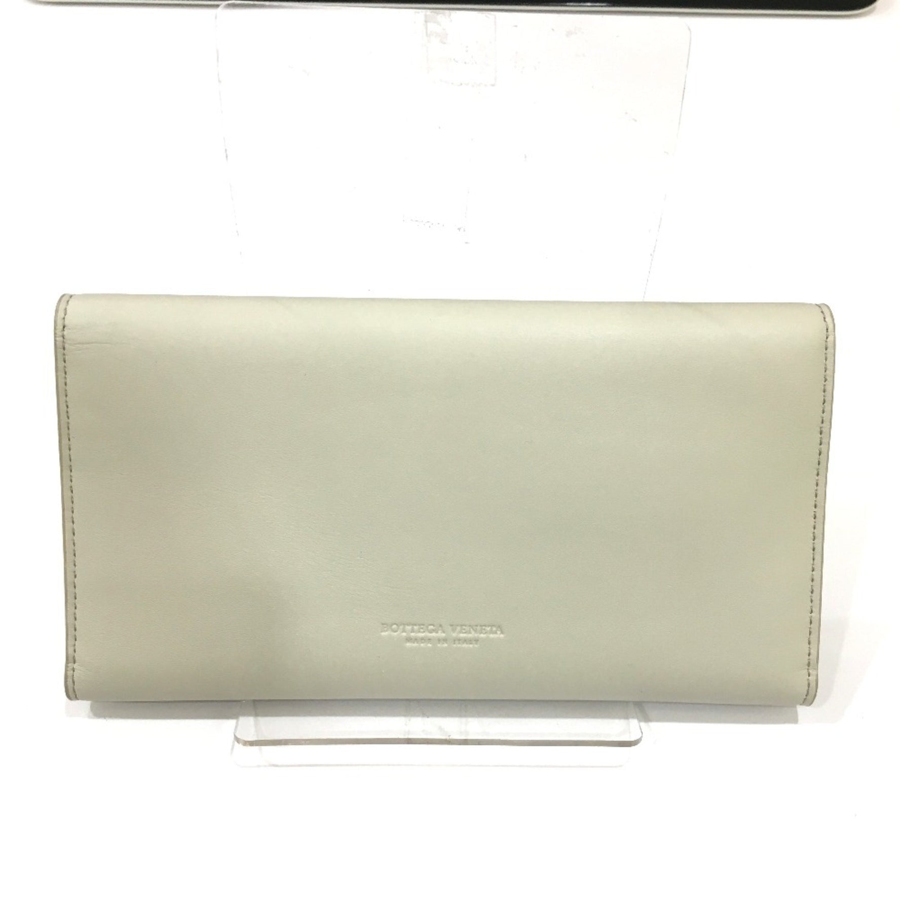 BOTTEGA VENETA Long wallet Trifold Long Wallet plaster Off