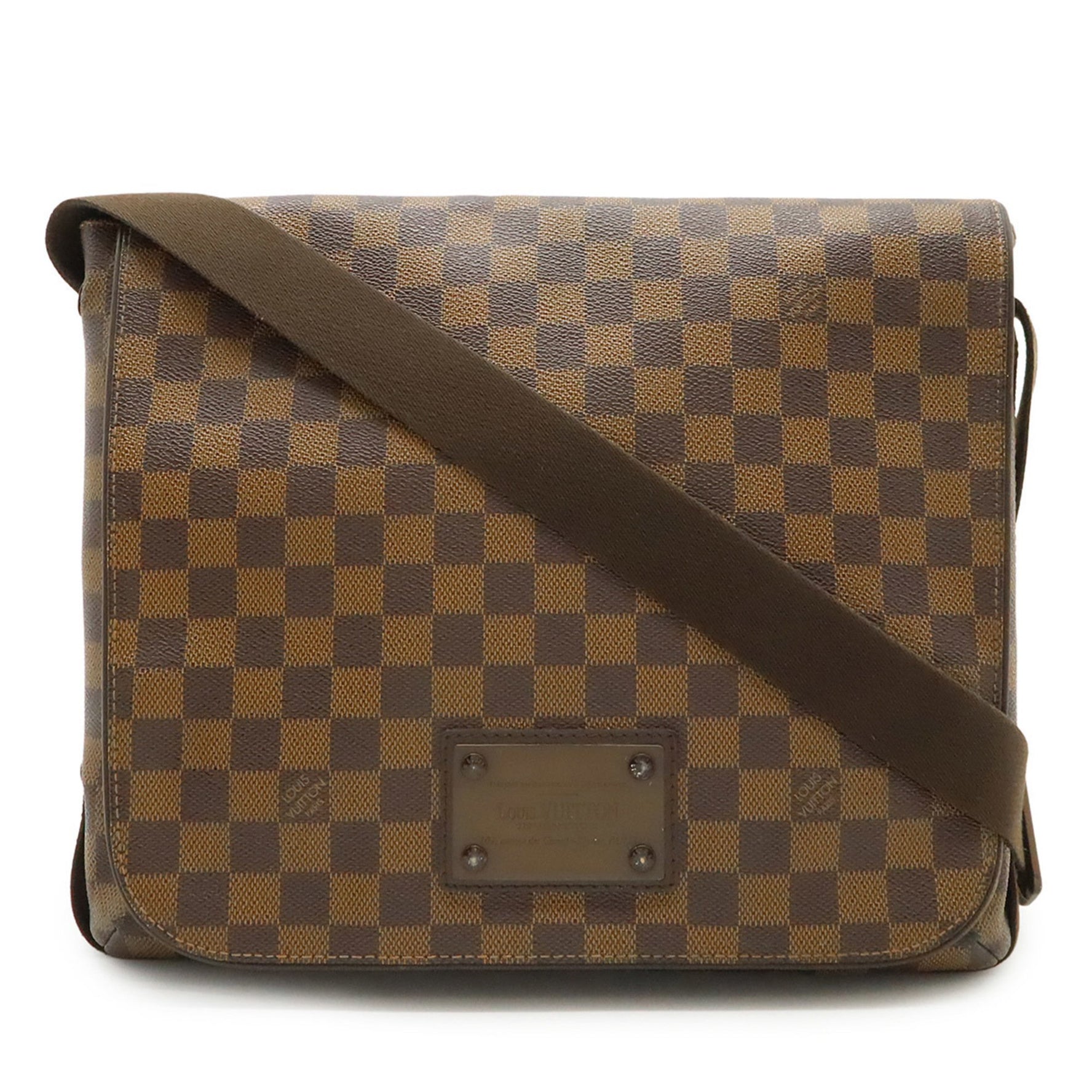LOUIS VUITTON Damier Brooklyn MM Shoulder Bag
