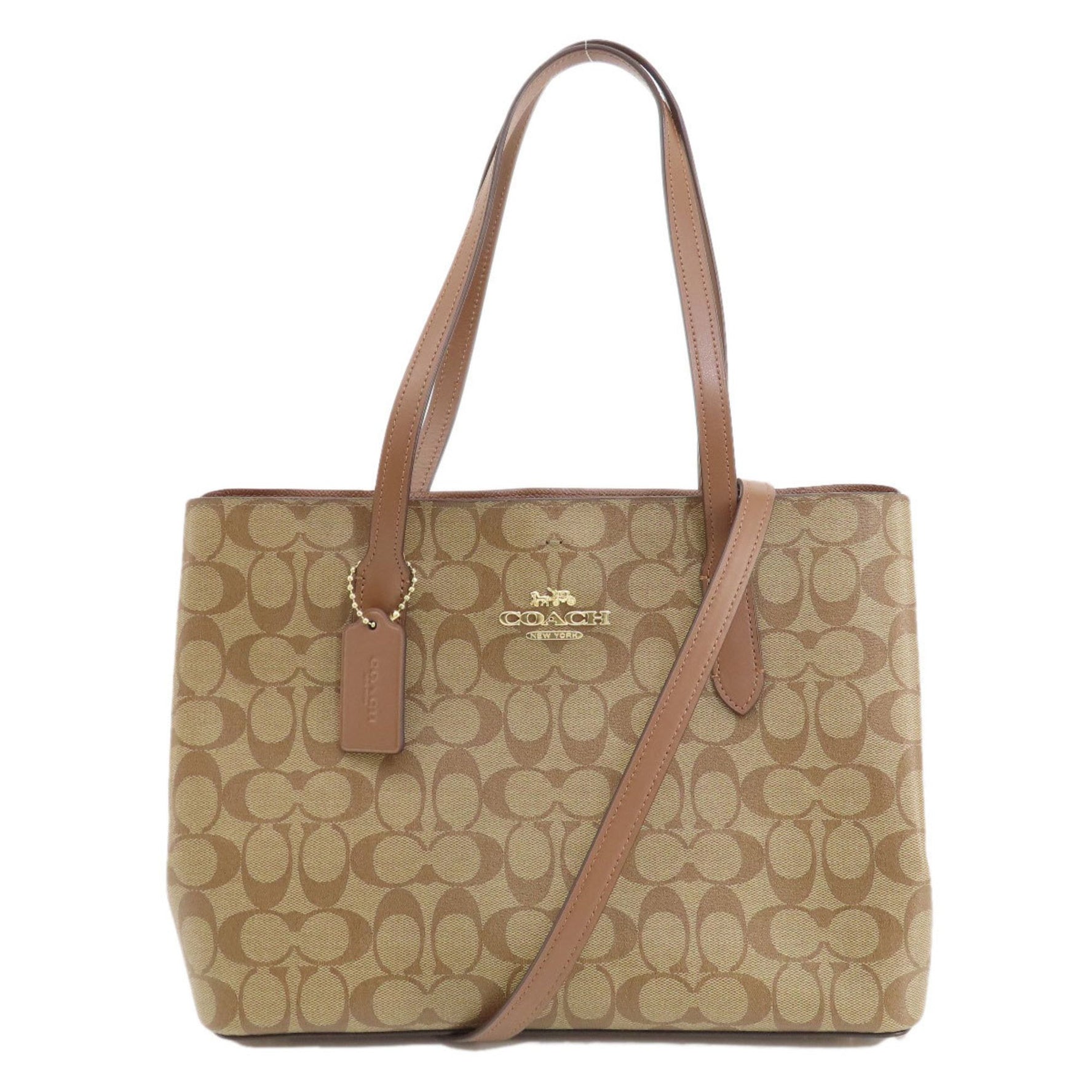 Coach Signature Tote Bag PVC