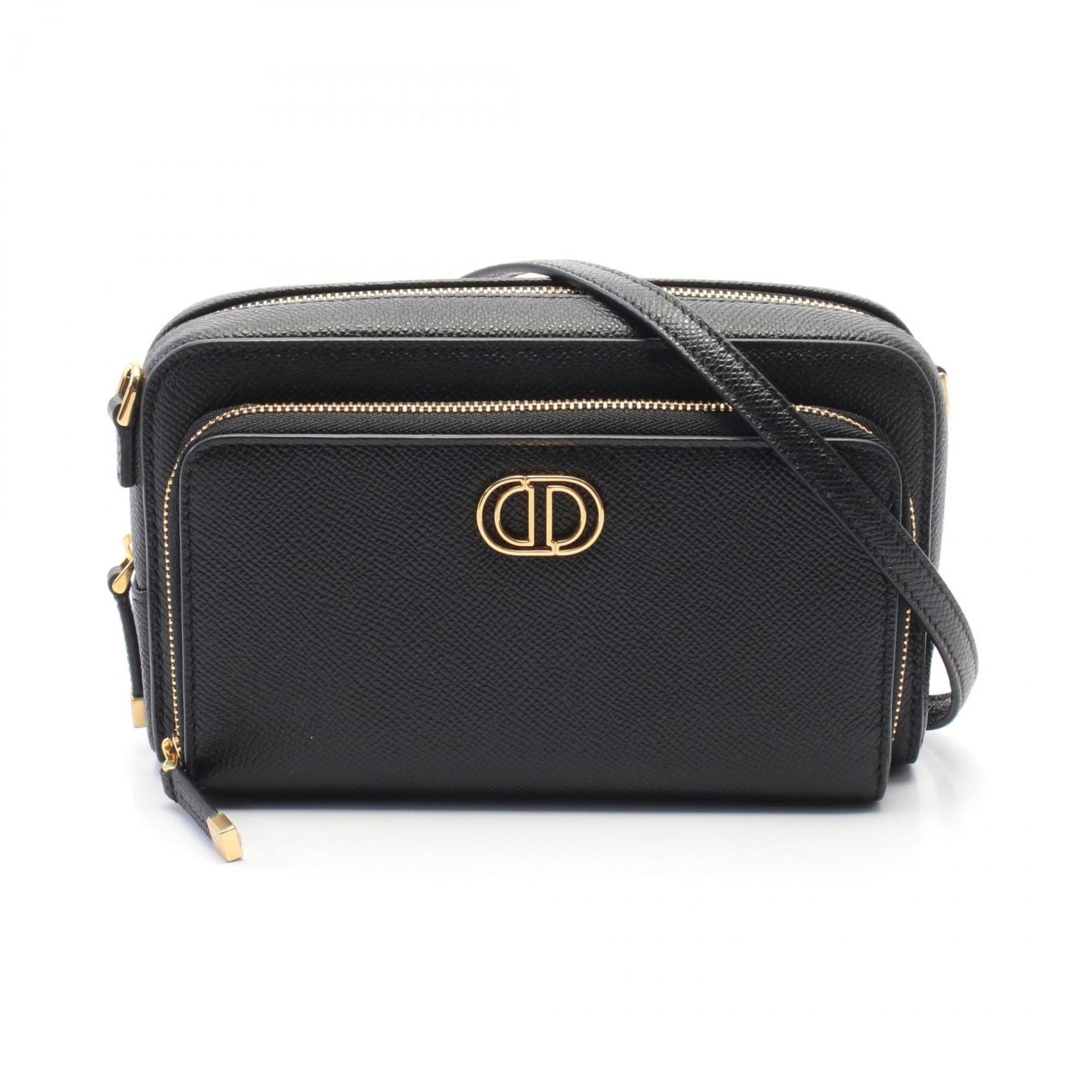 Christian Dior Dior Caro Double Pouch Shoulder Bag, Leather