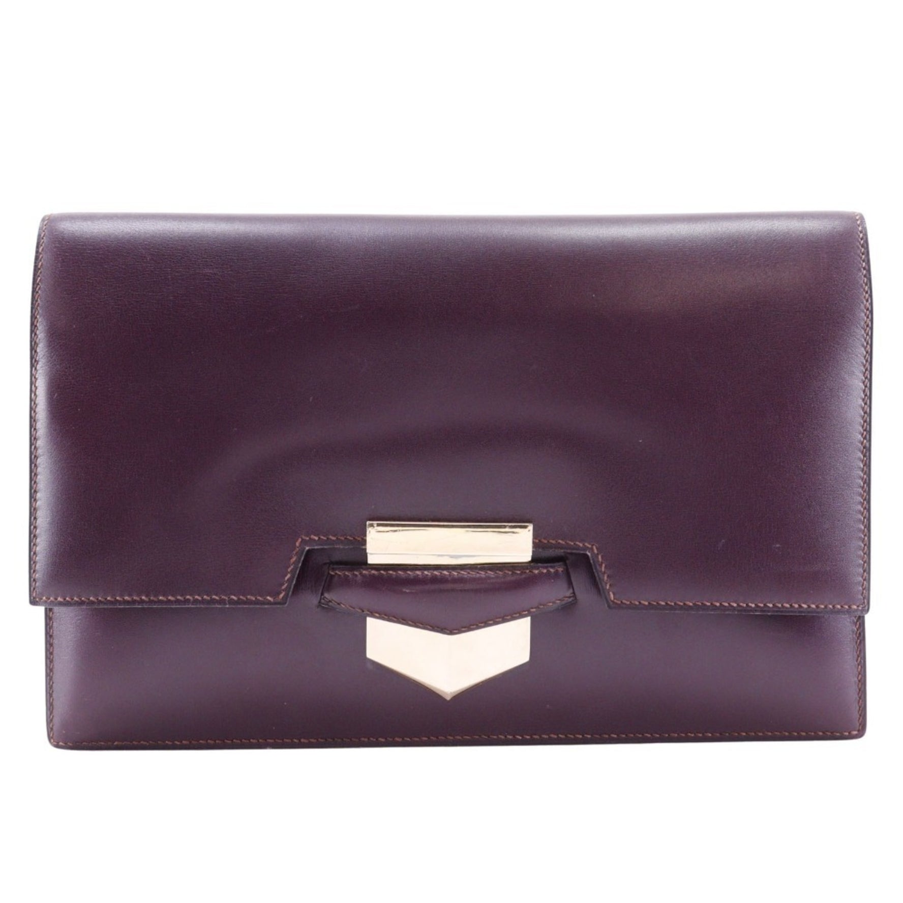 Hermes Fako Clutch Bag Box Calf I Flap