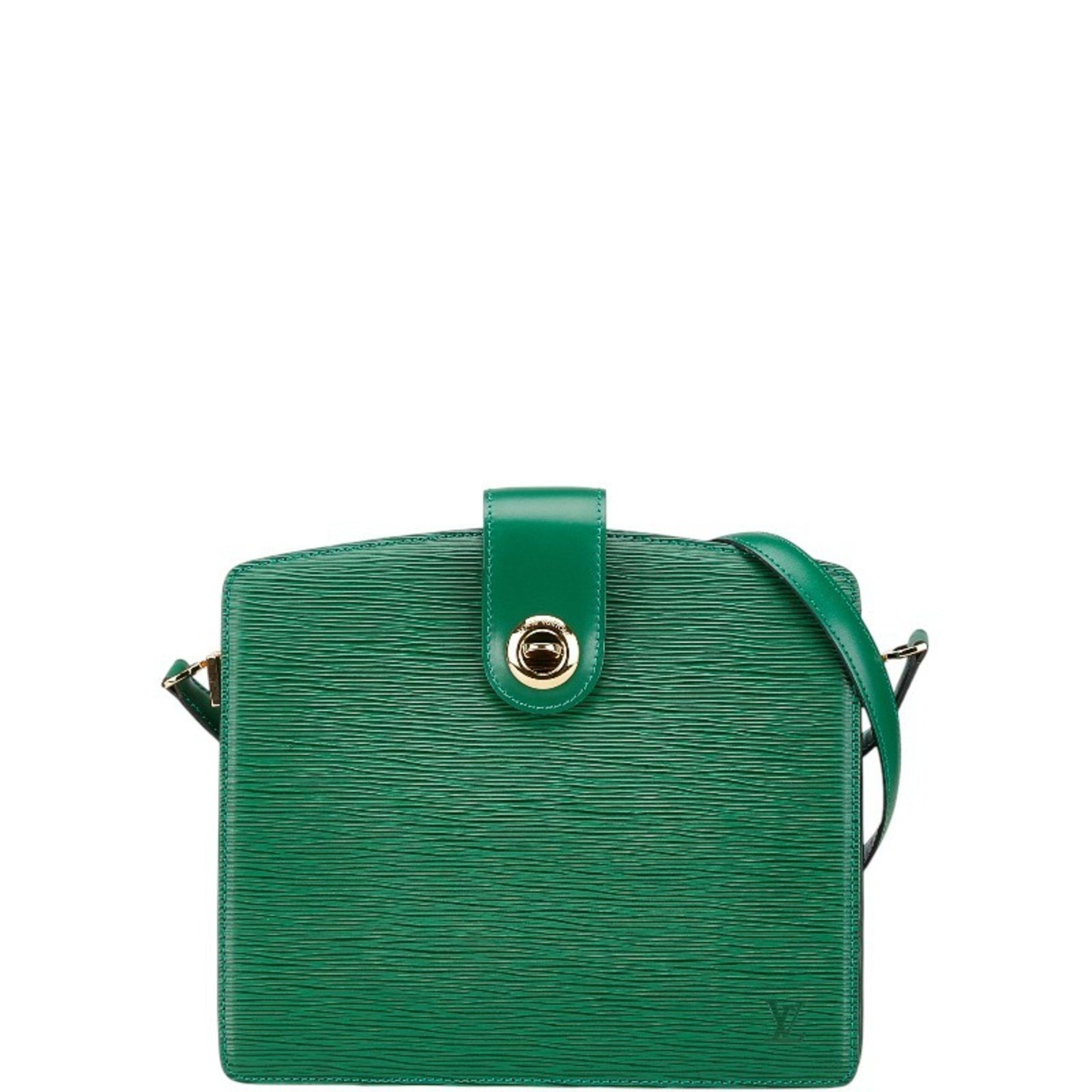 Louis Vuitton Epi Capuchin Shoulder Bag M52344 Borneo Green Leather Women's LOUIS VUITTON