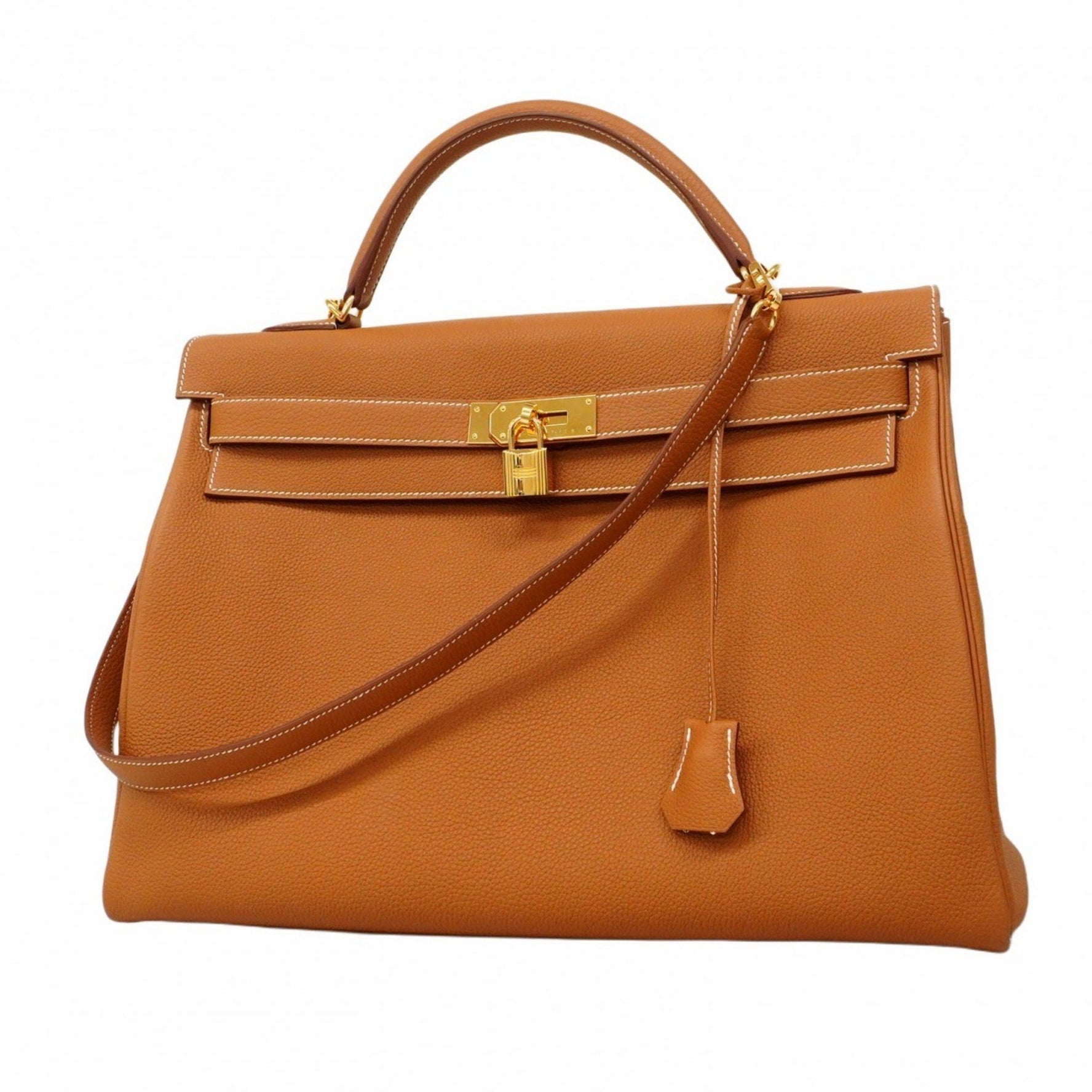 Hermes Kelly 40 Togo Handbag with B Stamp