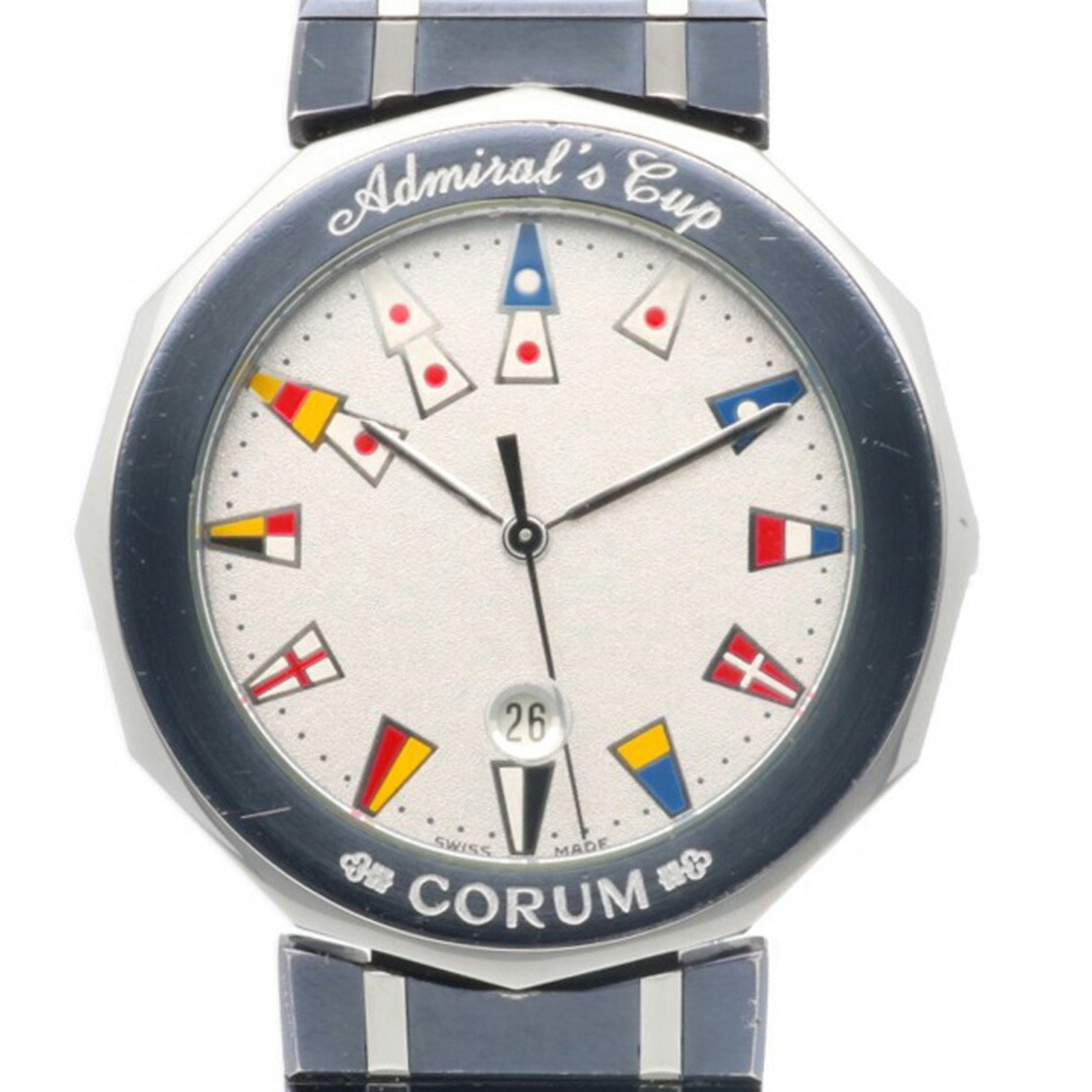 Corum Admiral's Cup Stainless Steel Watch 99810.30V50B Quartz Men's