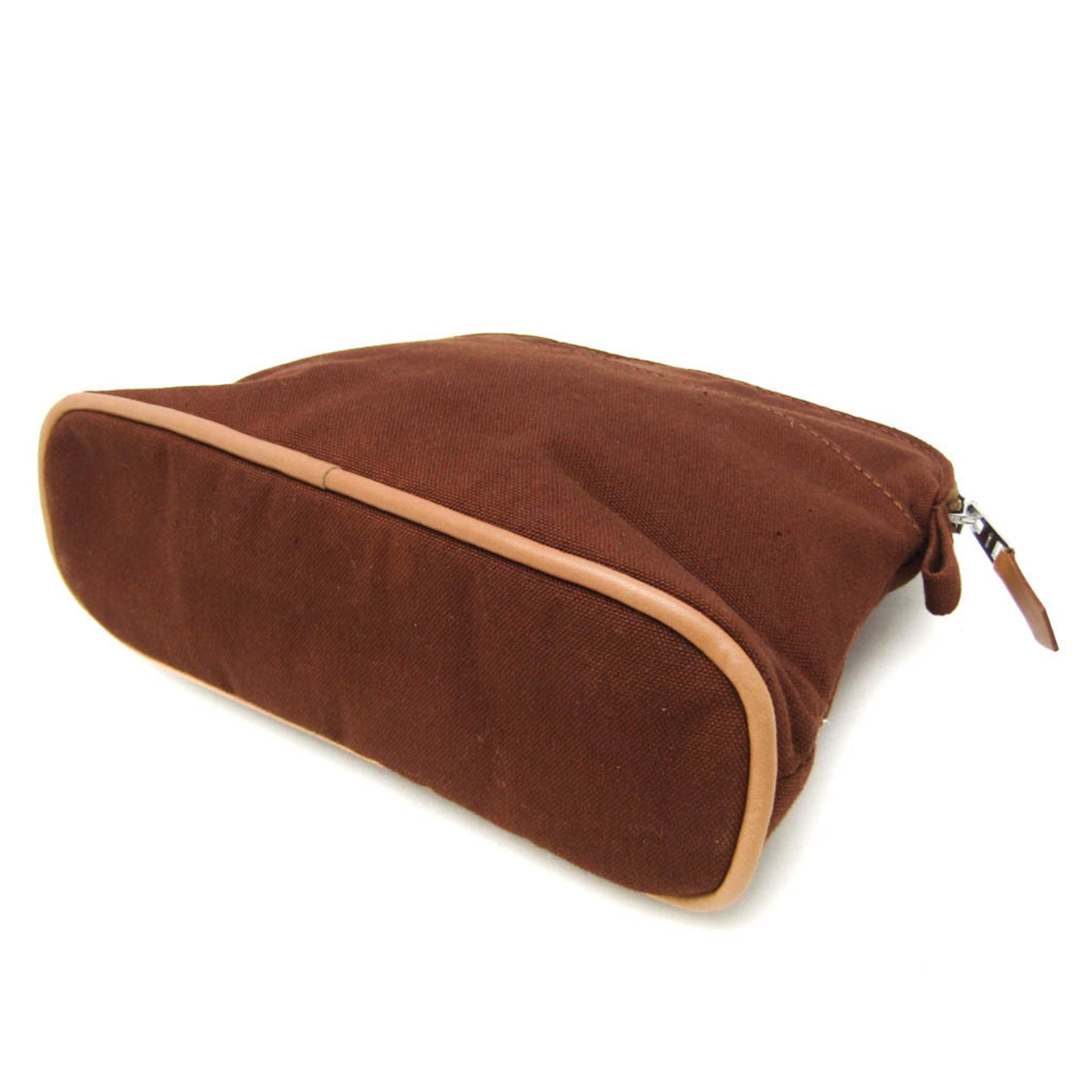 Hermes Bolide PM Women,Men Cotton,Leather Pouch