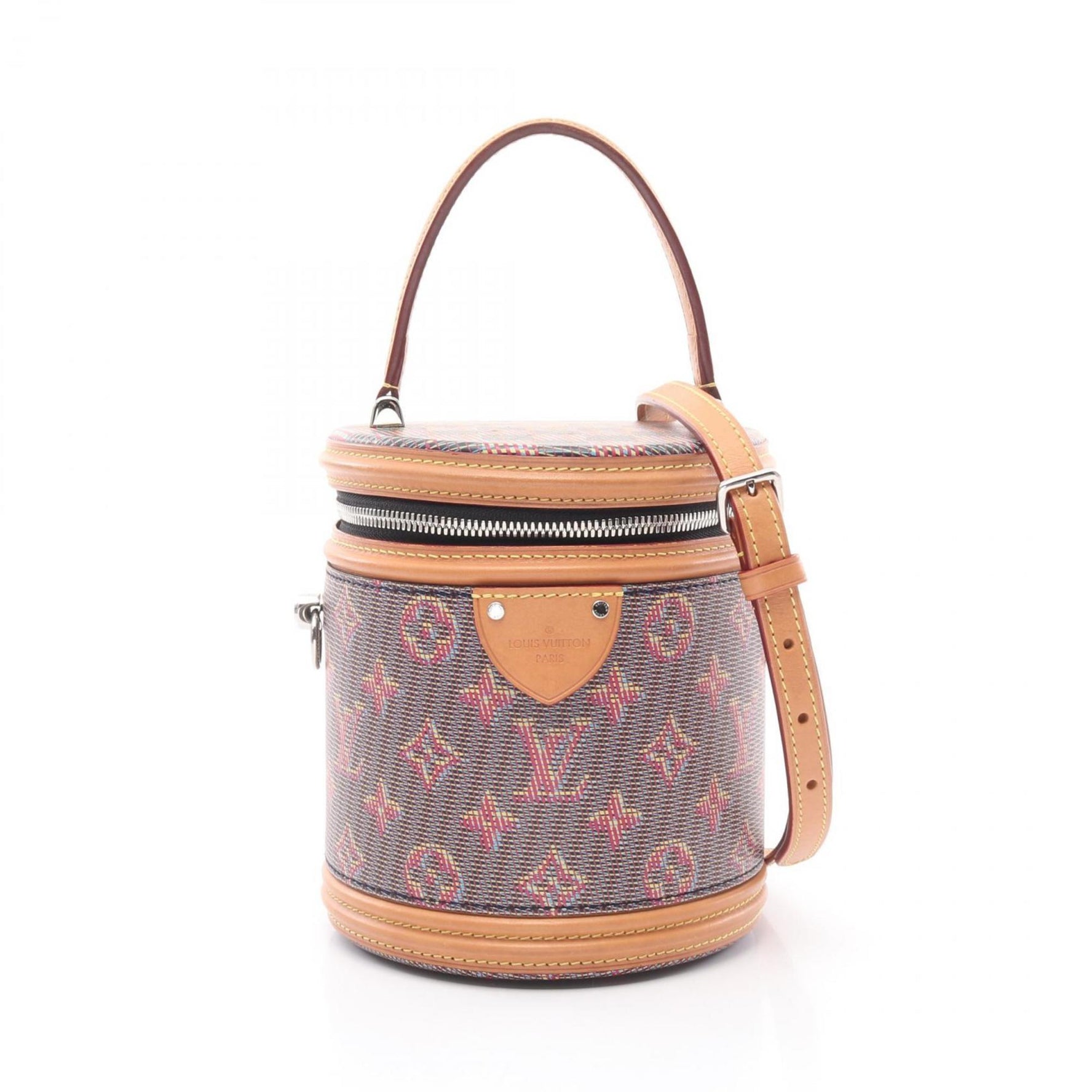 Louis Vuitton Cannes Handbag, Coated Canvas and Leather, LV Pop Monogram
