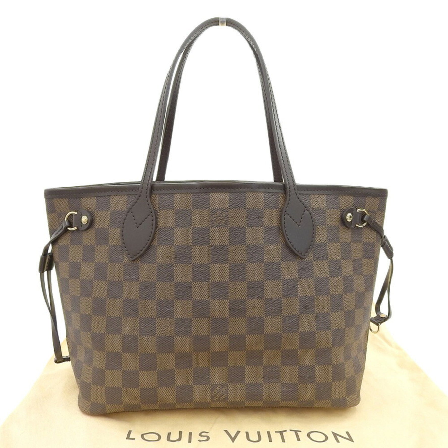 Like new Louis Vuitton Damier Neverfull PM tote bag