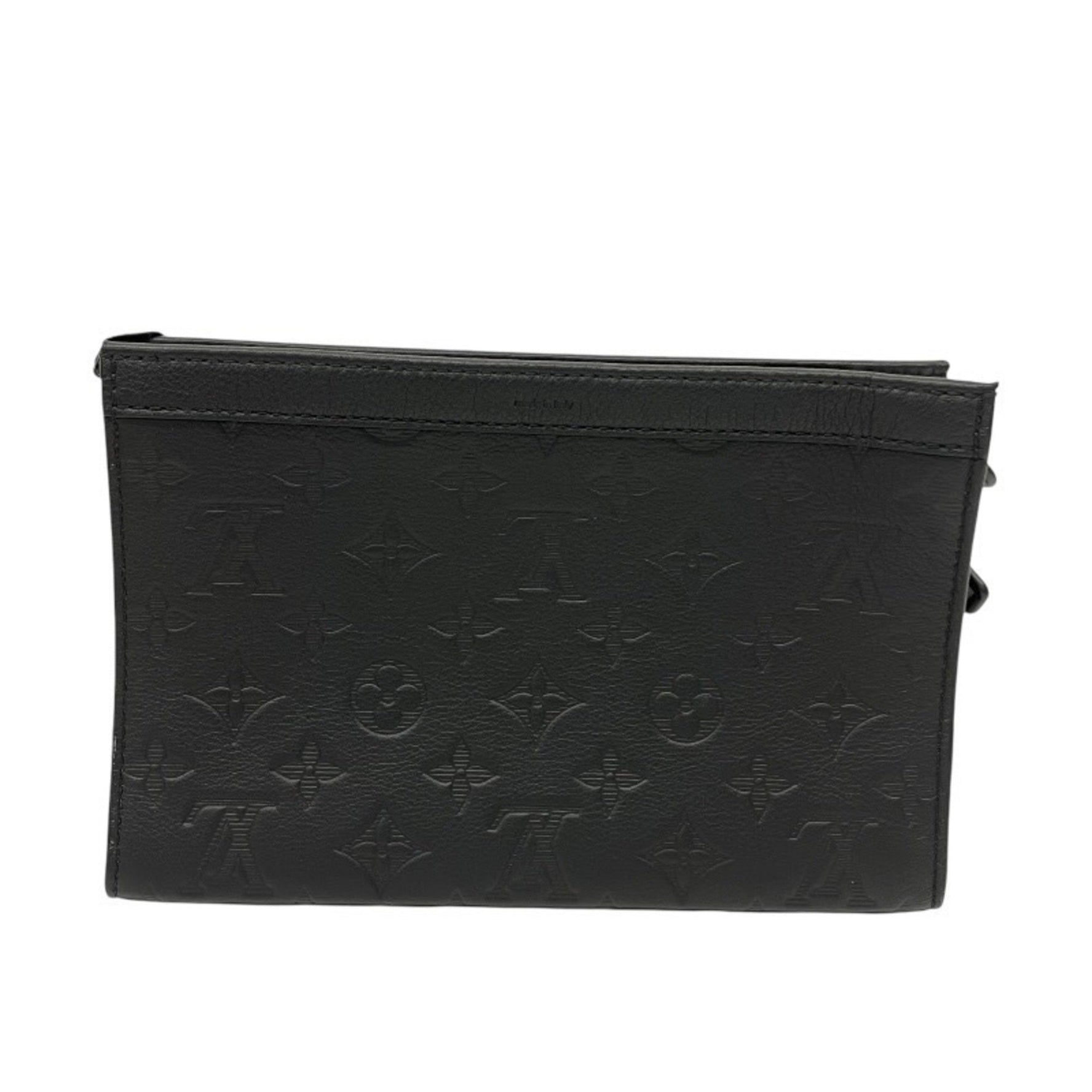 Louis Vuitton Gaston Wearable Wallet Leather Shoulder Bag, Monogram Shadow, Includes and Coin Case