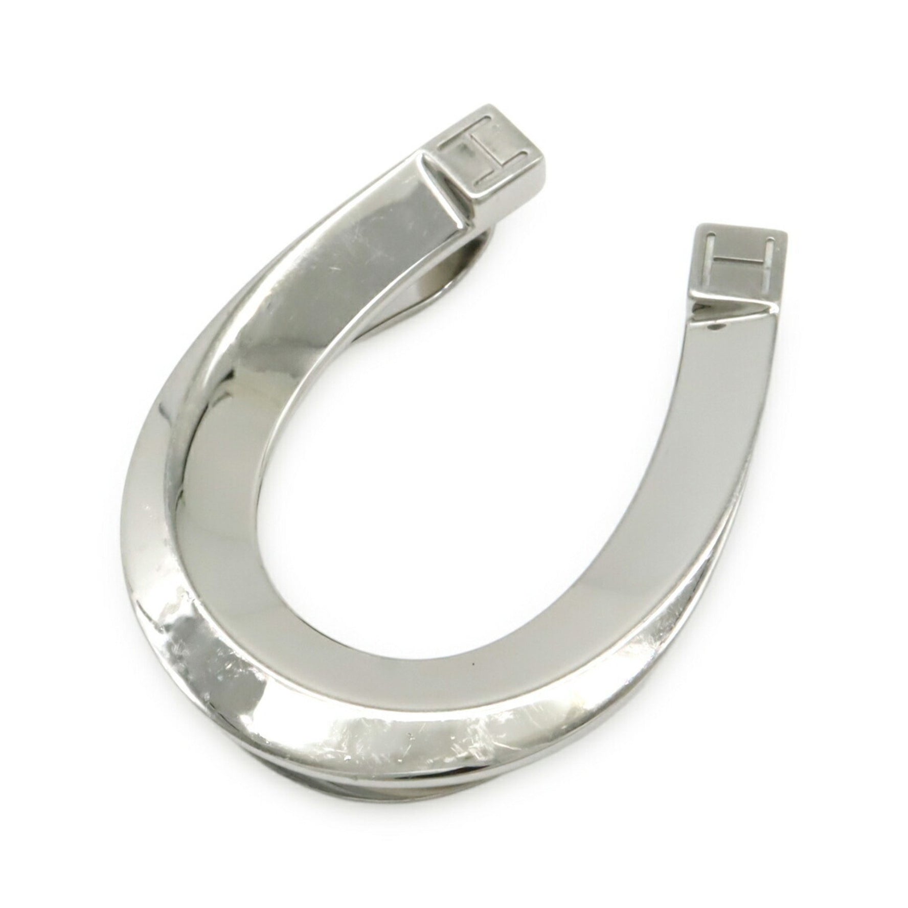 HERMES Rack Horseshoe Money Clip/Bill Clip in Stainless Steel and