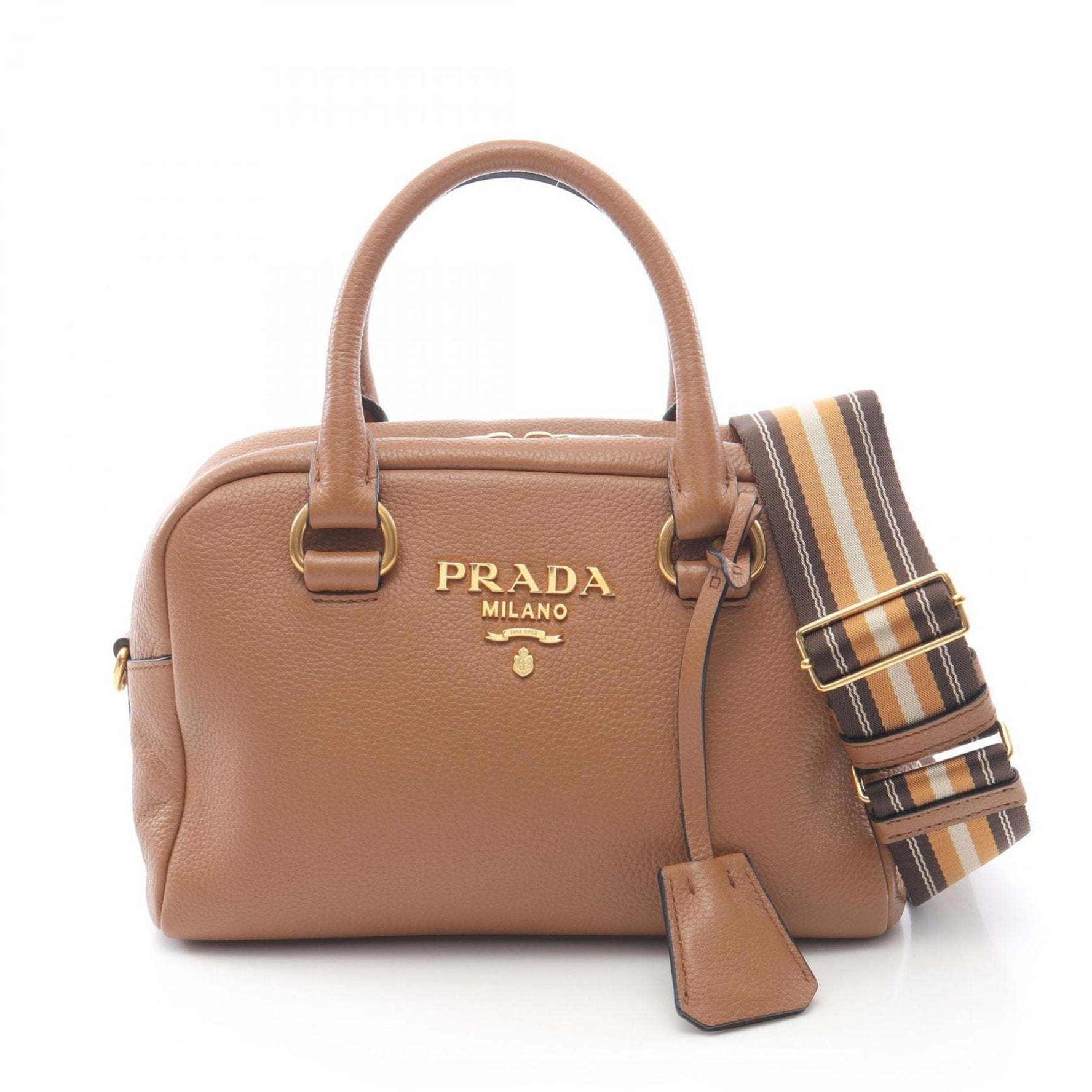 Prada handbag, leather
