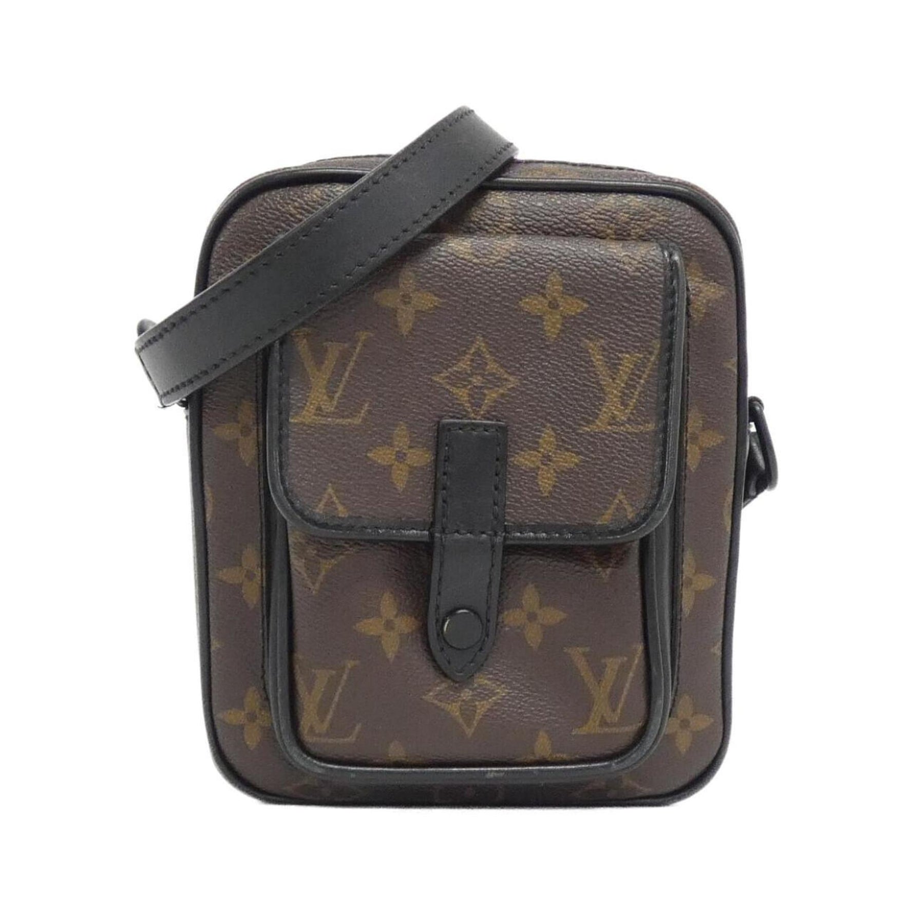 Louis Vuitton Monogram Macassar Christopher Wearable Wallet Shoulder Bag