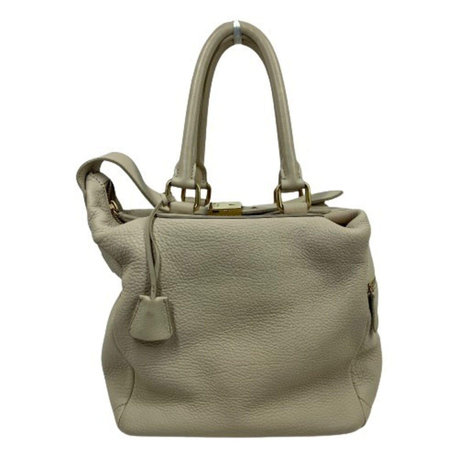 CELINE Old Logo Mini Boston Handbag, Leather