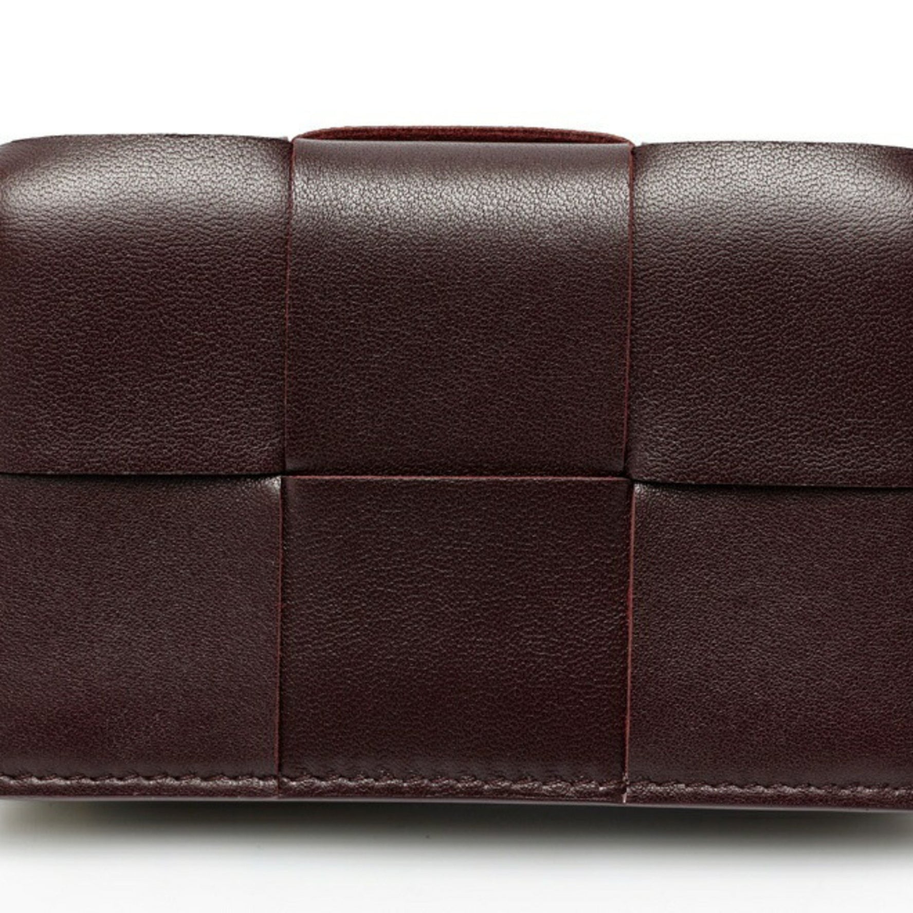 Bottega Veneta Cassette Card Case Intrecciato Leather