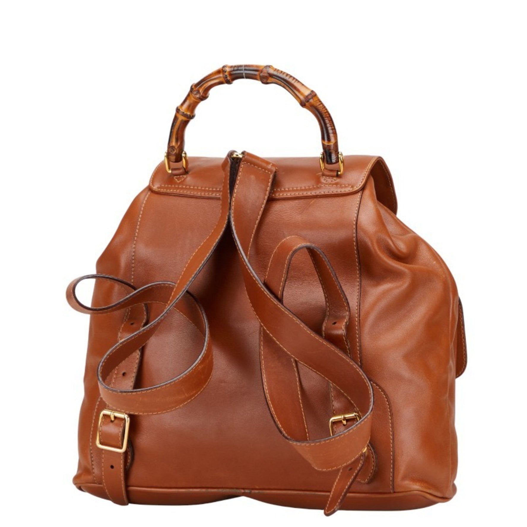 Gucci Bamboo Backpack 003 2058 0016 Leather